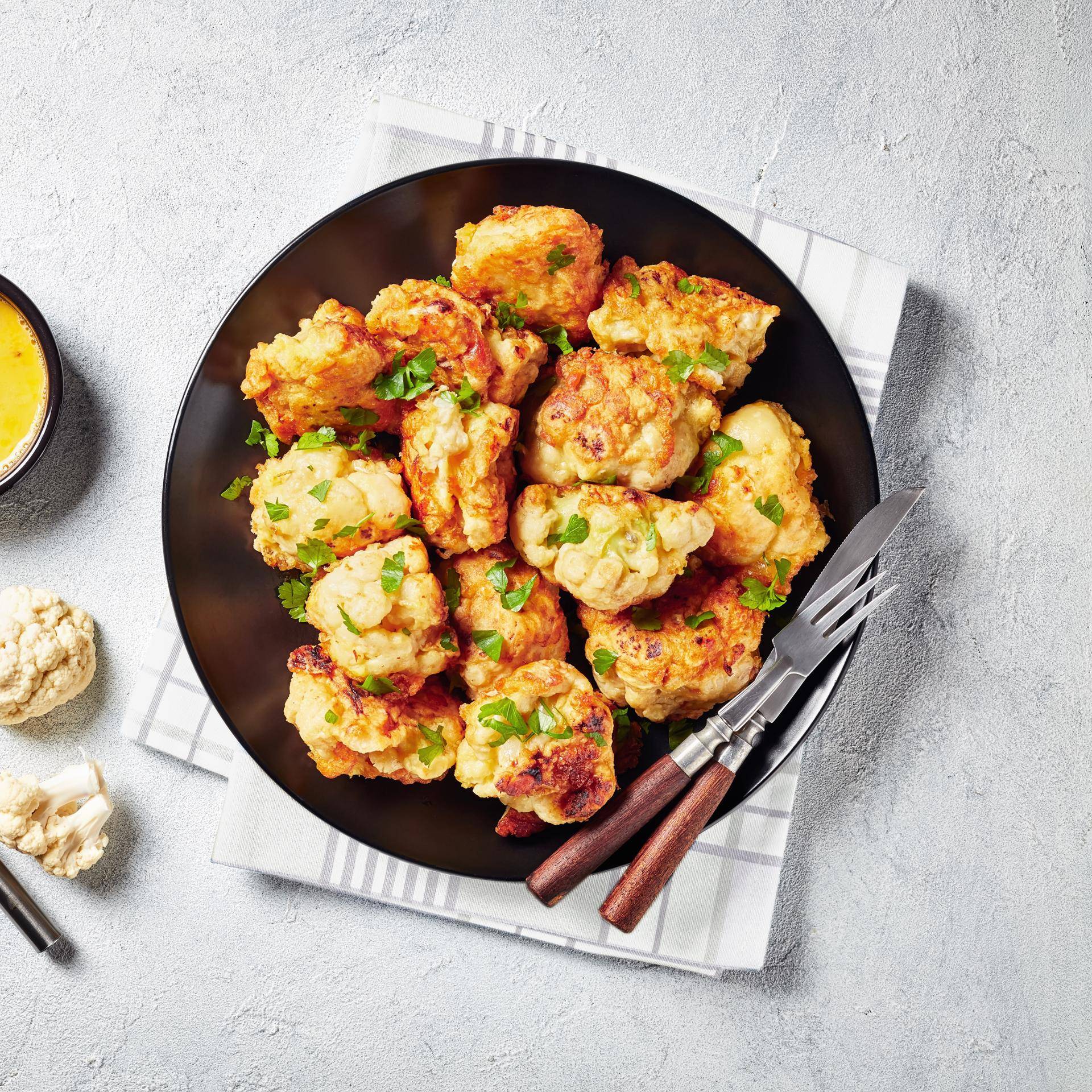 Couve-flor com caril - Receita Dual EasyFry&Grill | Moulinex