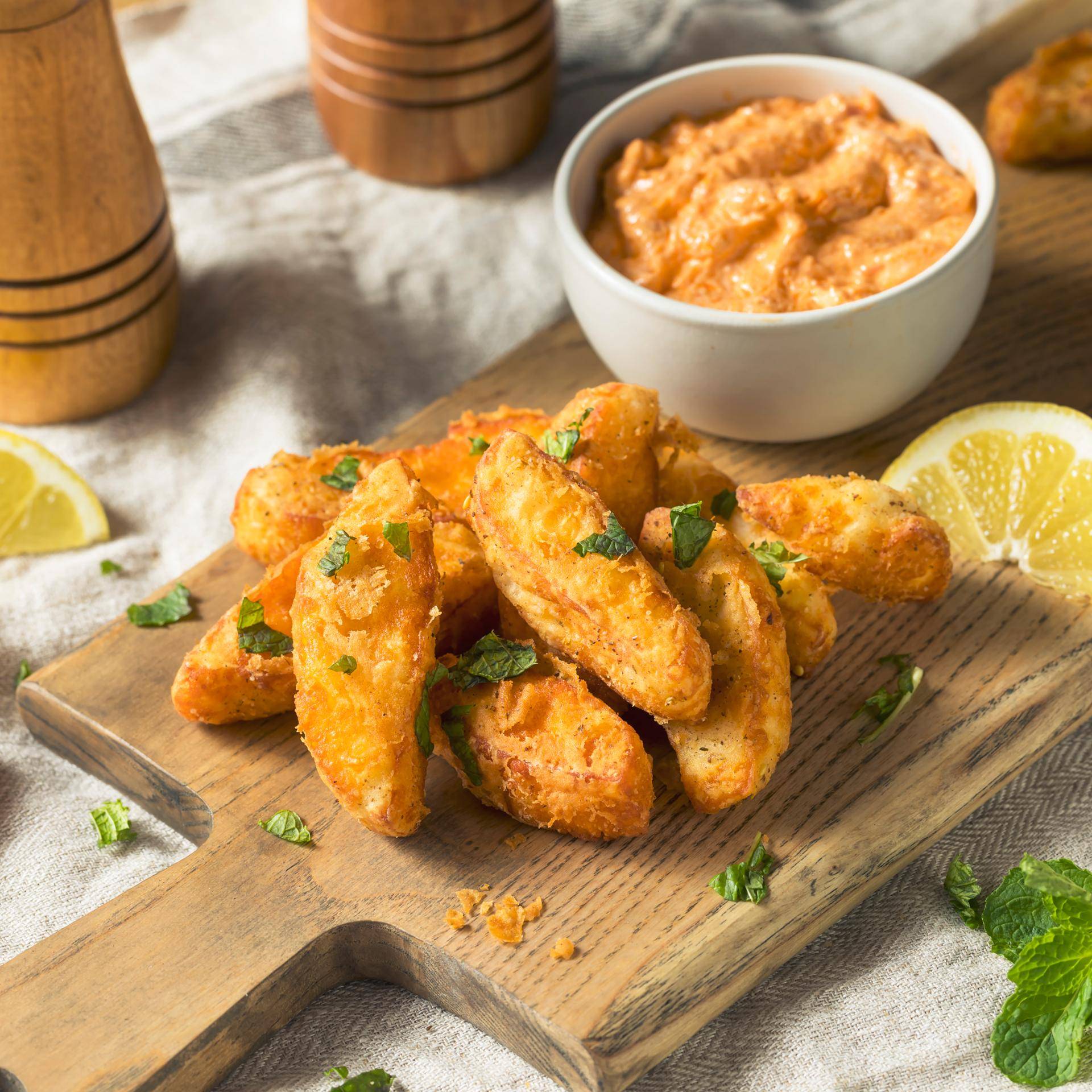 Palitos de halloumi fritos - Receita Dual EasyFry&Grill | Moulinex