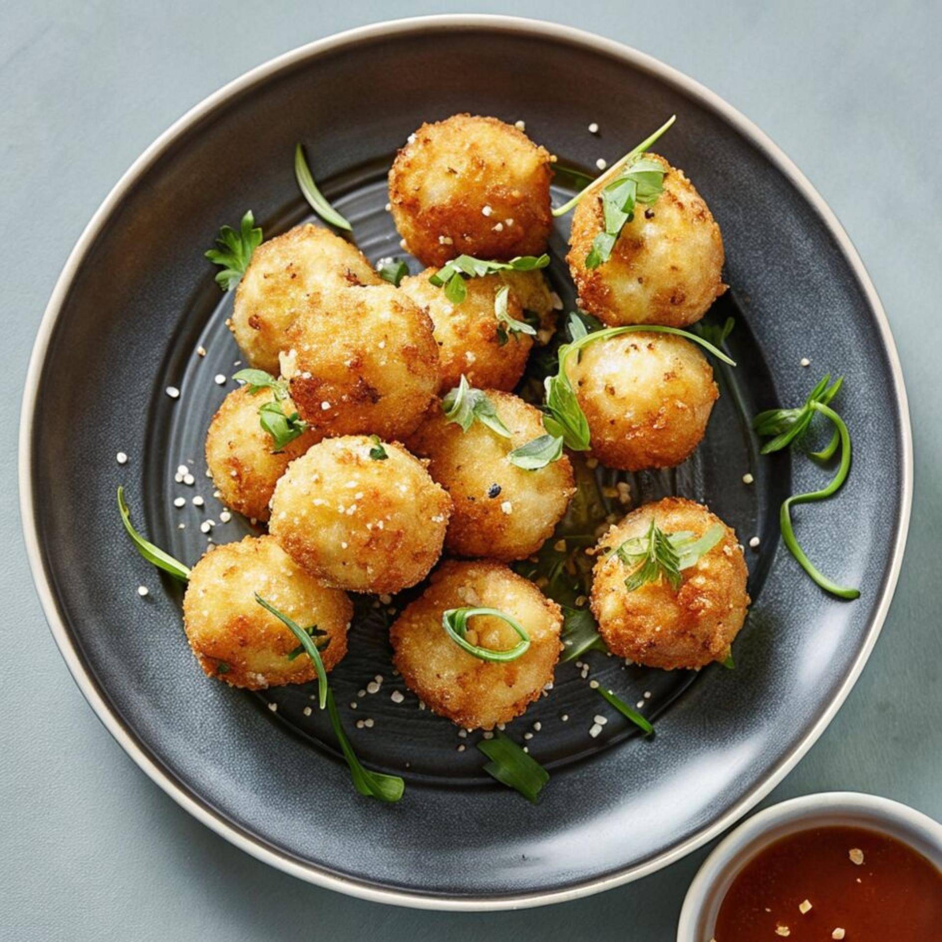 Croquetes de queijo derretido - Receita Companion Connect | Moulinex