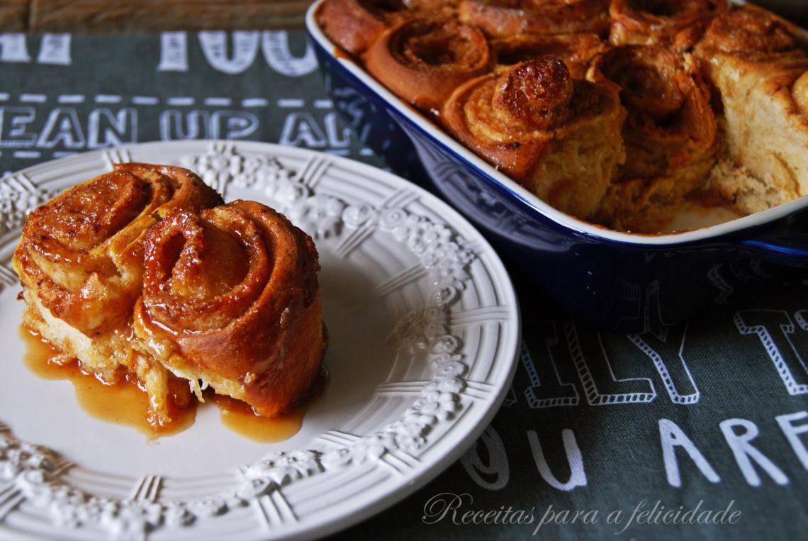 Rolinhos de Canela com Caramelo Salgado - Receita Companion XL | Moulinex