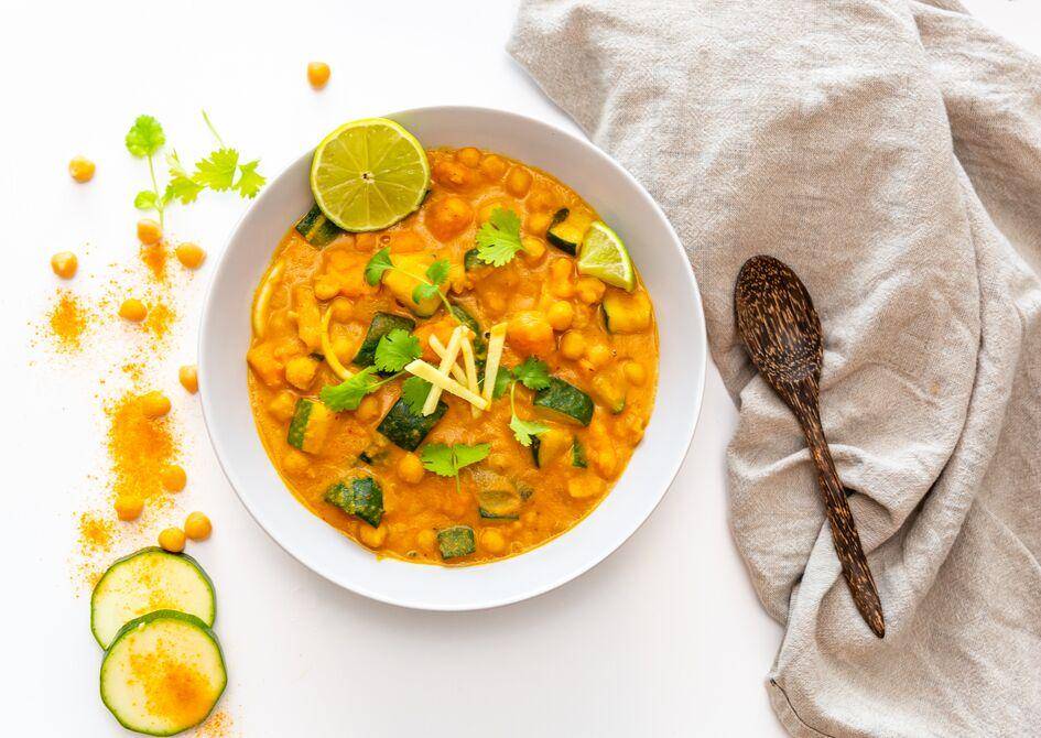 Caril de grão-de-bico vegan - Receita Perfectmix Cook | Moulinex