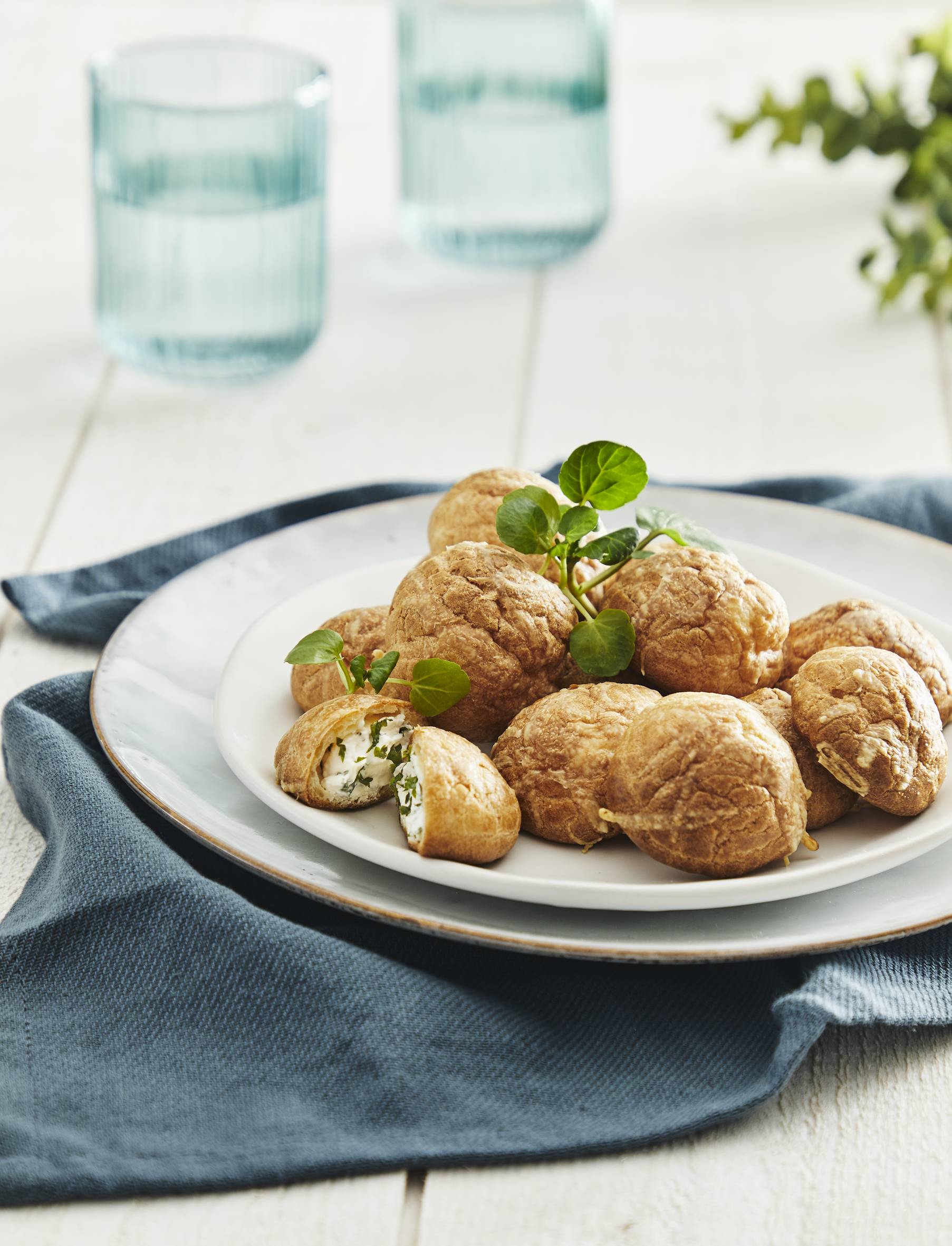 Gougère com Queijo Creme - Receita Companion | Moulinex