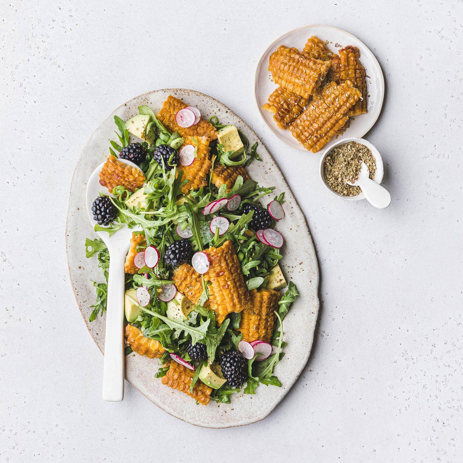 Salada de milho assado - Receita Dual EasyFry&Grill | Moulinex