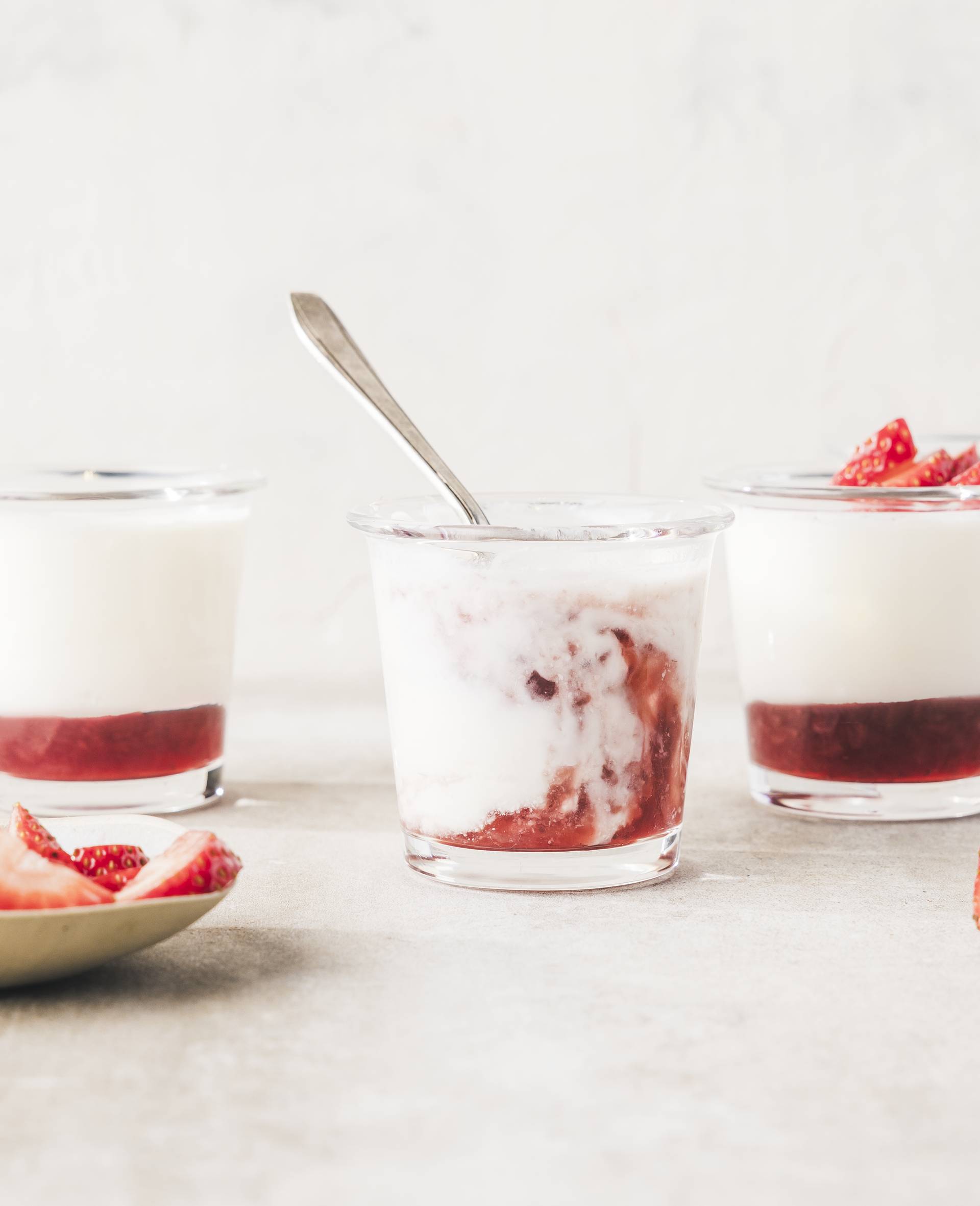 Batido de morango suave - Receita Blend up | Moulinex