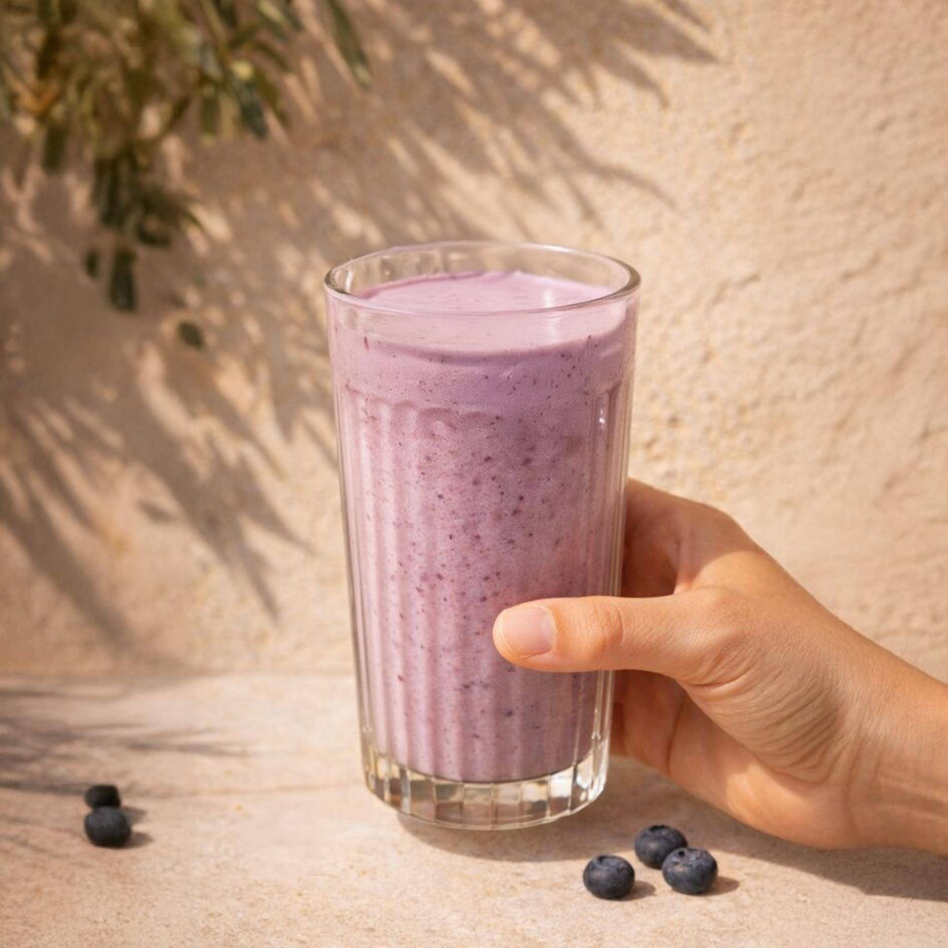 Blueberry Cheesecake Milkshake - Receita Freezi | Moulinex
