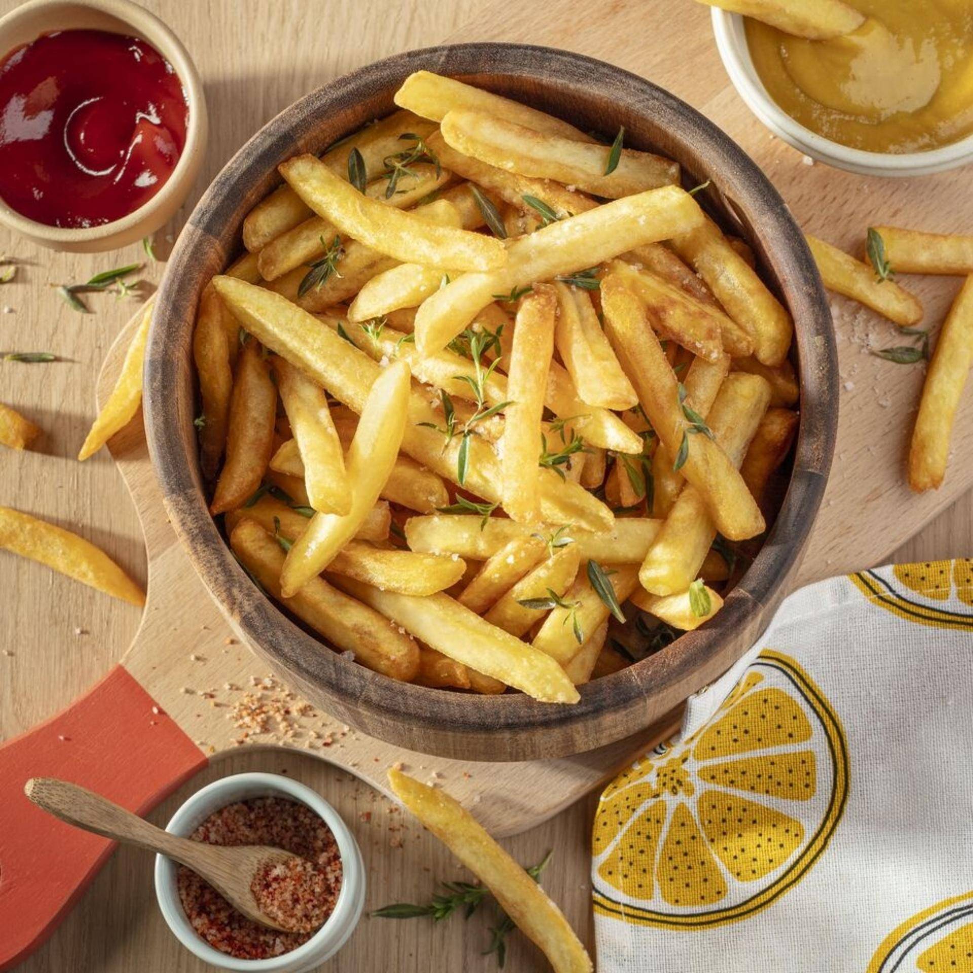 Batatas Fritas Congeladas - Receita Companion Connect | Moulinex