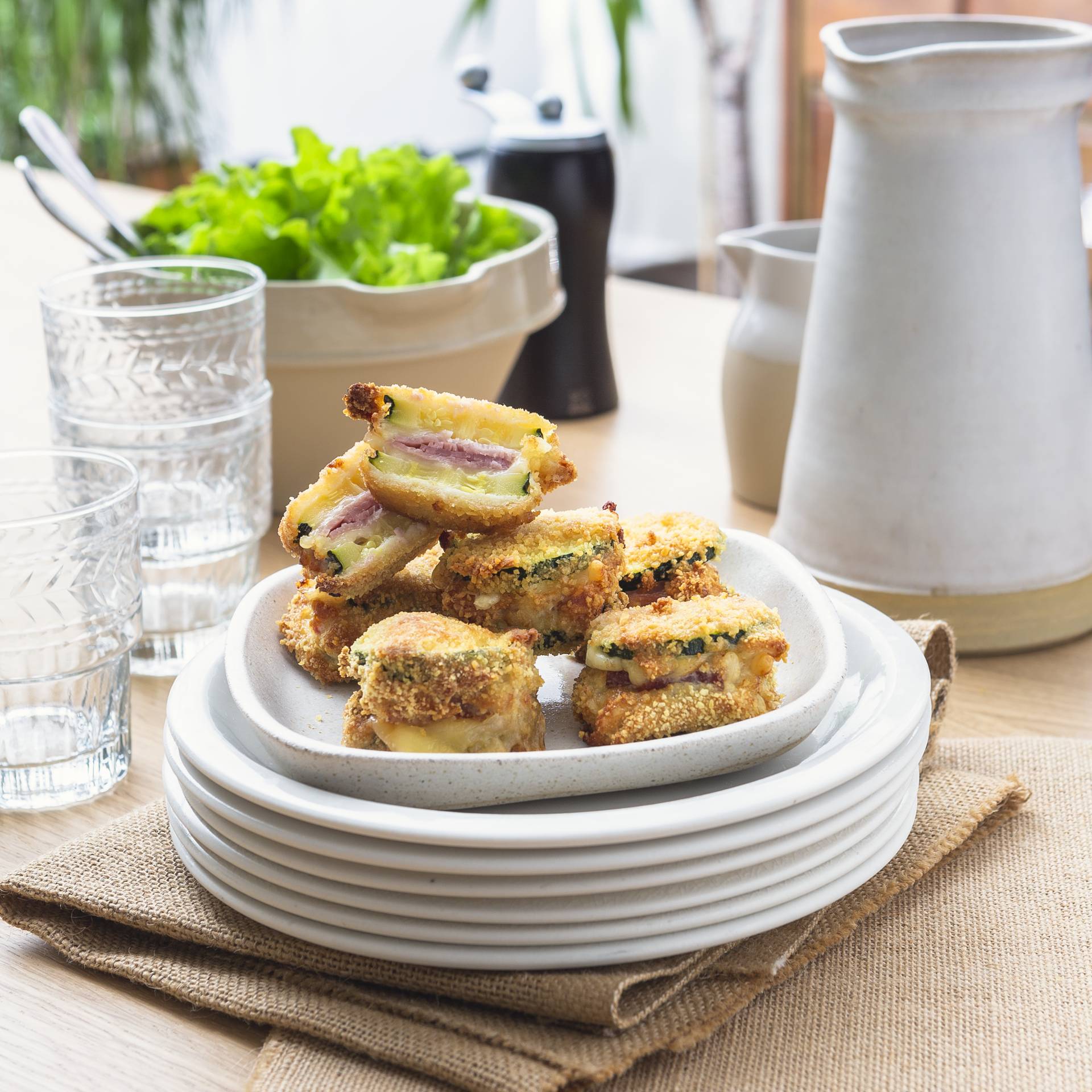 Mini curgete cordon bleu - Receita Cookeo | Moulinex