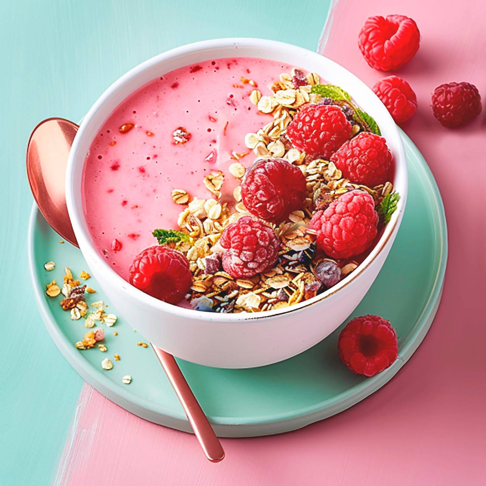 *Red fruit, yoghurt and granola smoothie bowl - Receita Blend up | Moulinex
