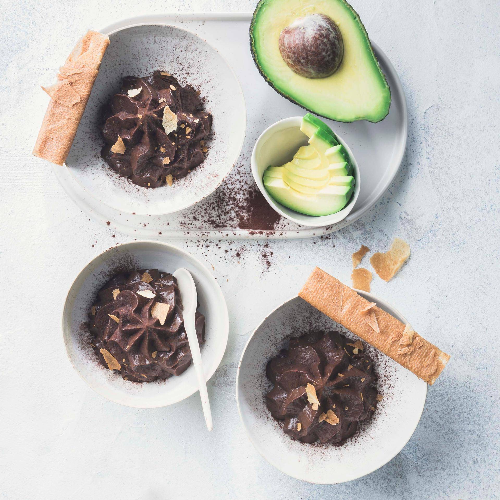 Mousse de chocolate e abacate - Receita Companion | Moulinex