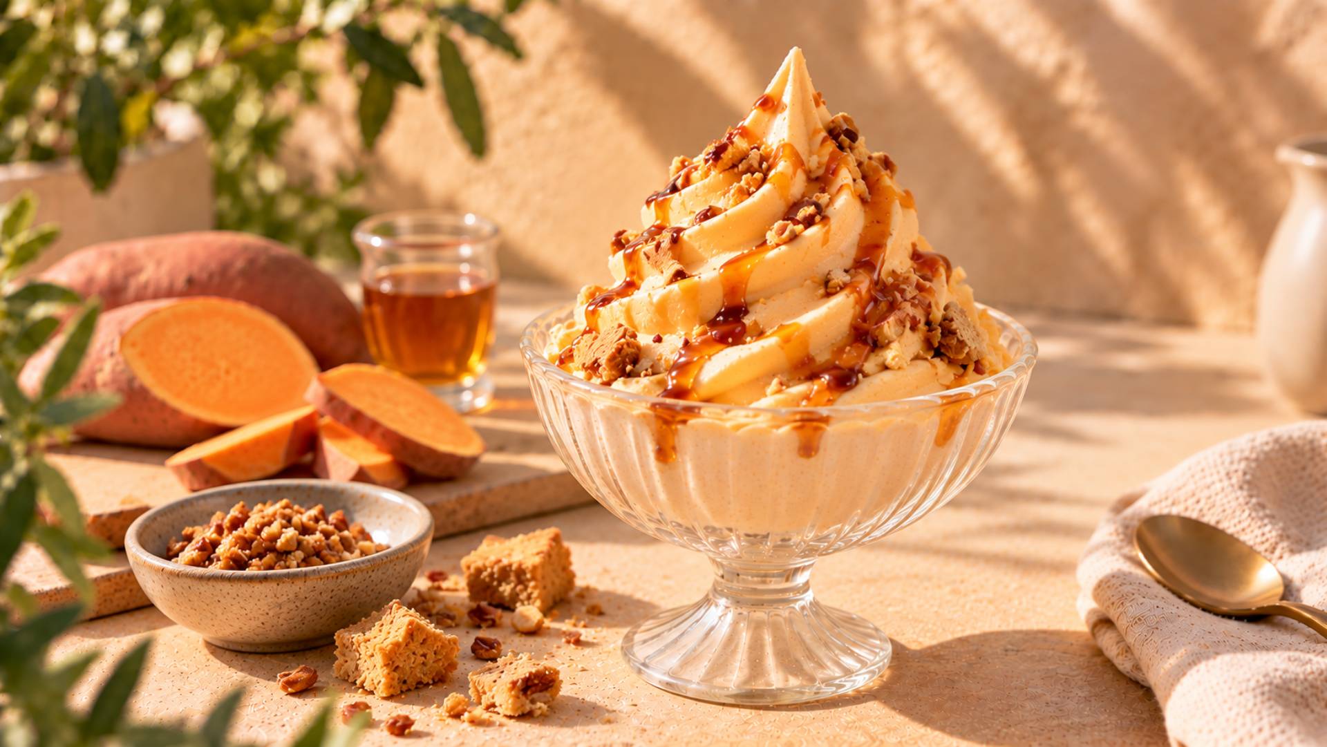 Gelado Cremoso de Batata Doce - Receita Freezi | Moulinex
