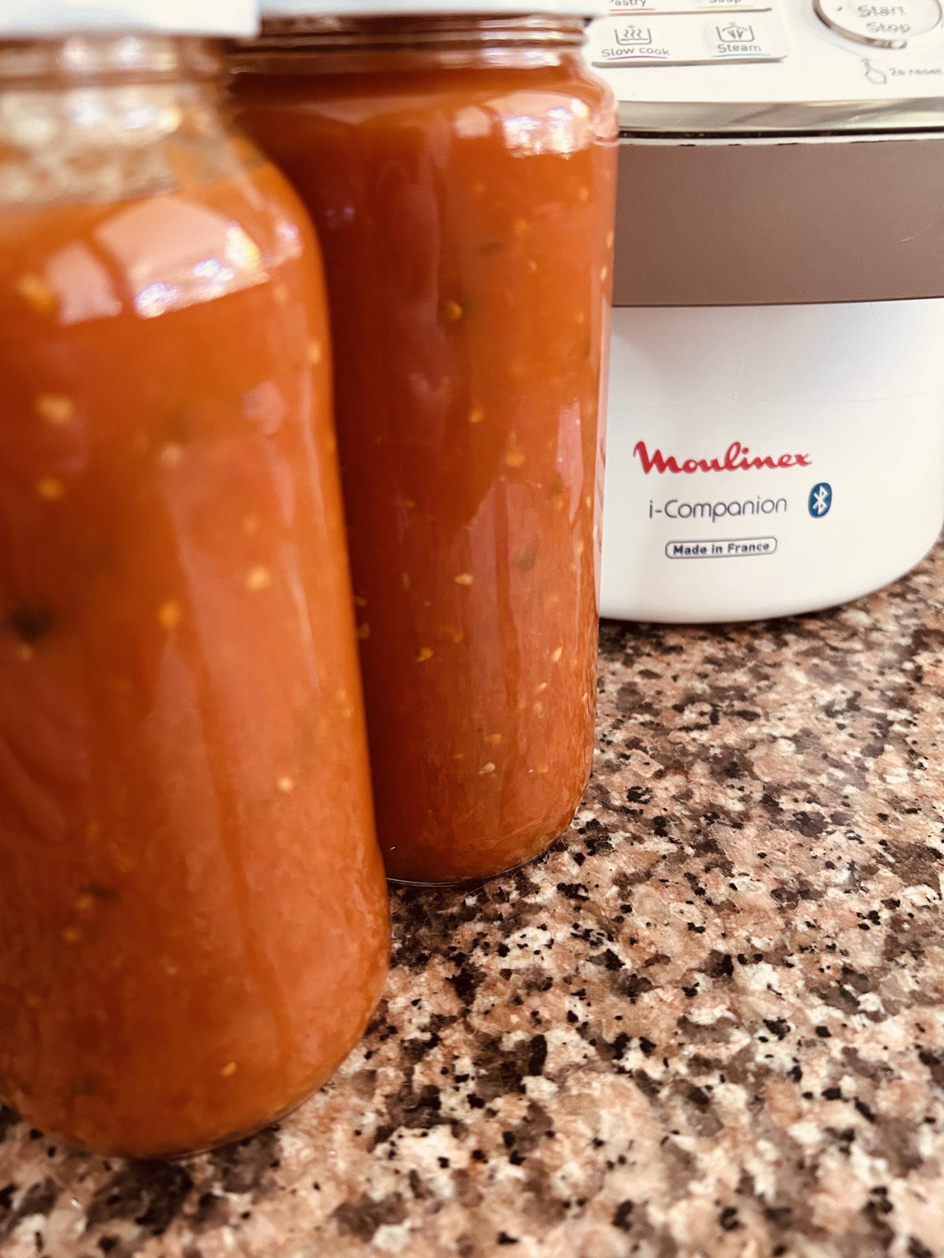 Polpa tomate com manjericão - Receita Companion Connect XL | Moulinex