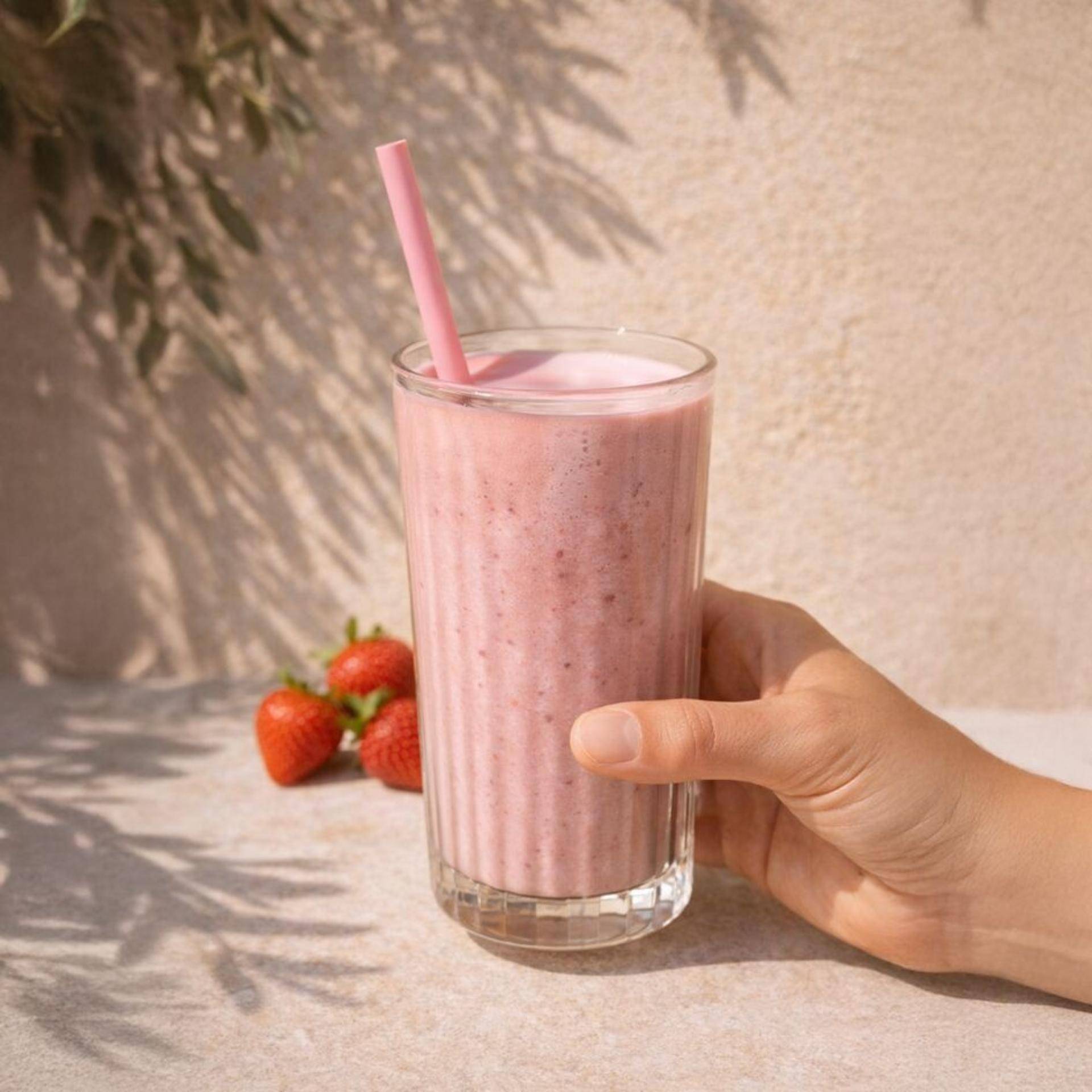 Milkshake de morango - Receita Freezi | Moulinex