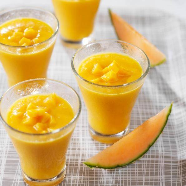 Gaspacho de Melão e Manga - Receita Companion | Moulinex