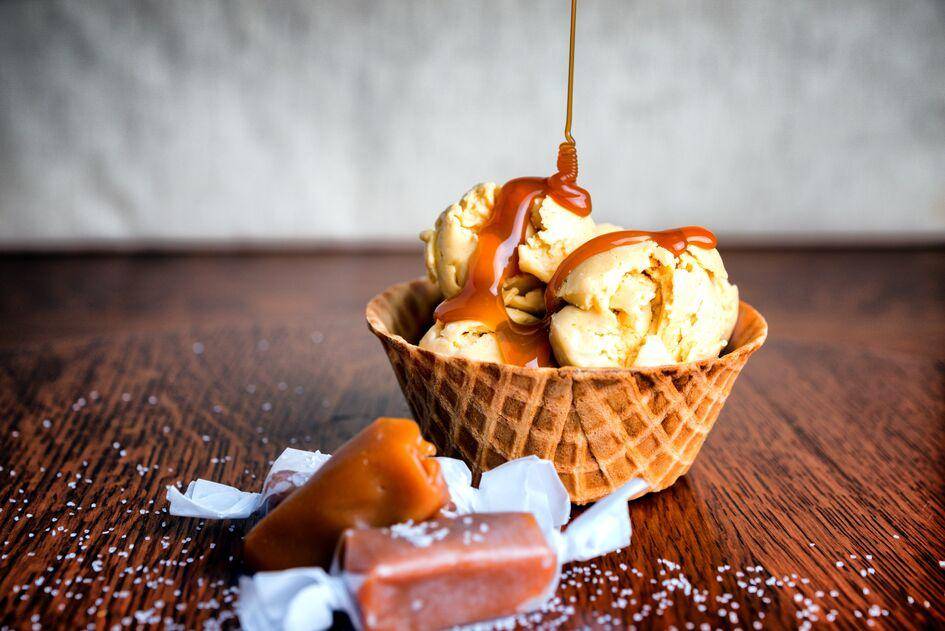 *Vegan ice-cream with date caramel - Receita Blend up | Moulinex
