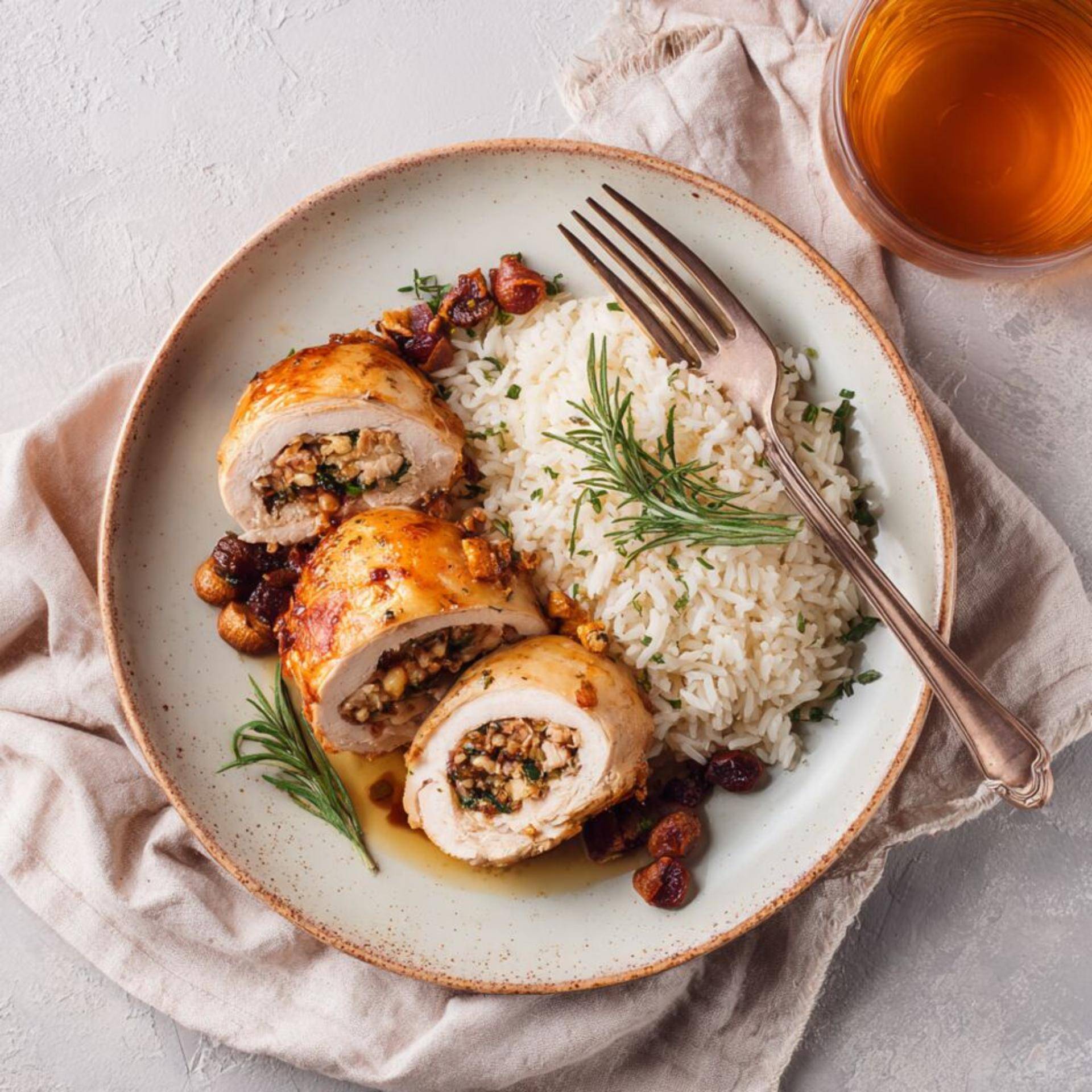 Aves Recheadas com Castanhas e Frutos Secos - Receita Companion Connect | Moulinex