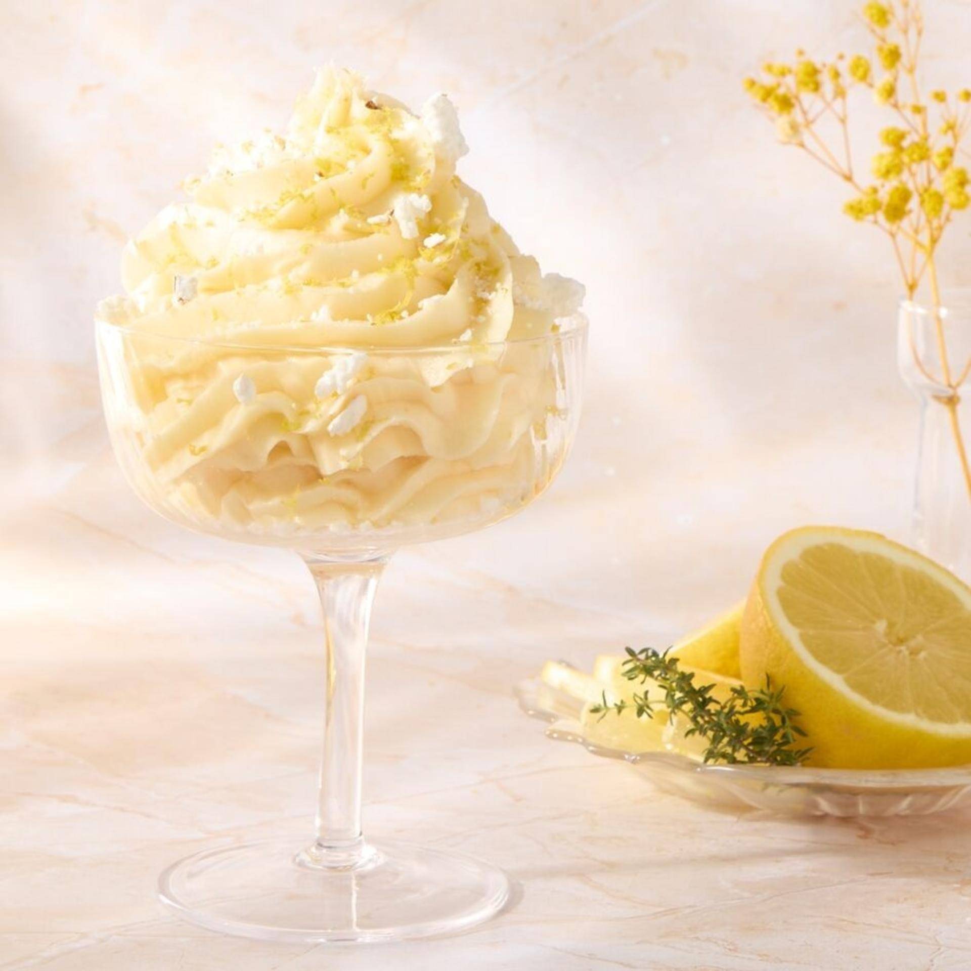 Gelado soft de lemon curd - Receita Freezi | Moulinex