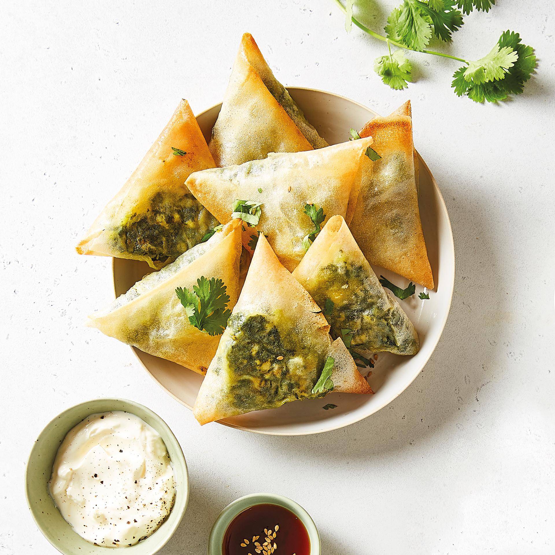 Chamuças indianas - Receita Dual EasyFry&Grill | Moulinex