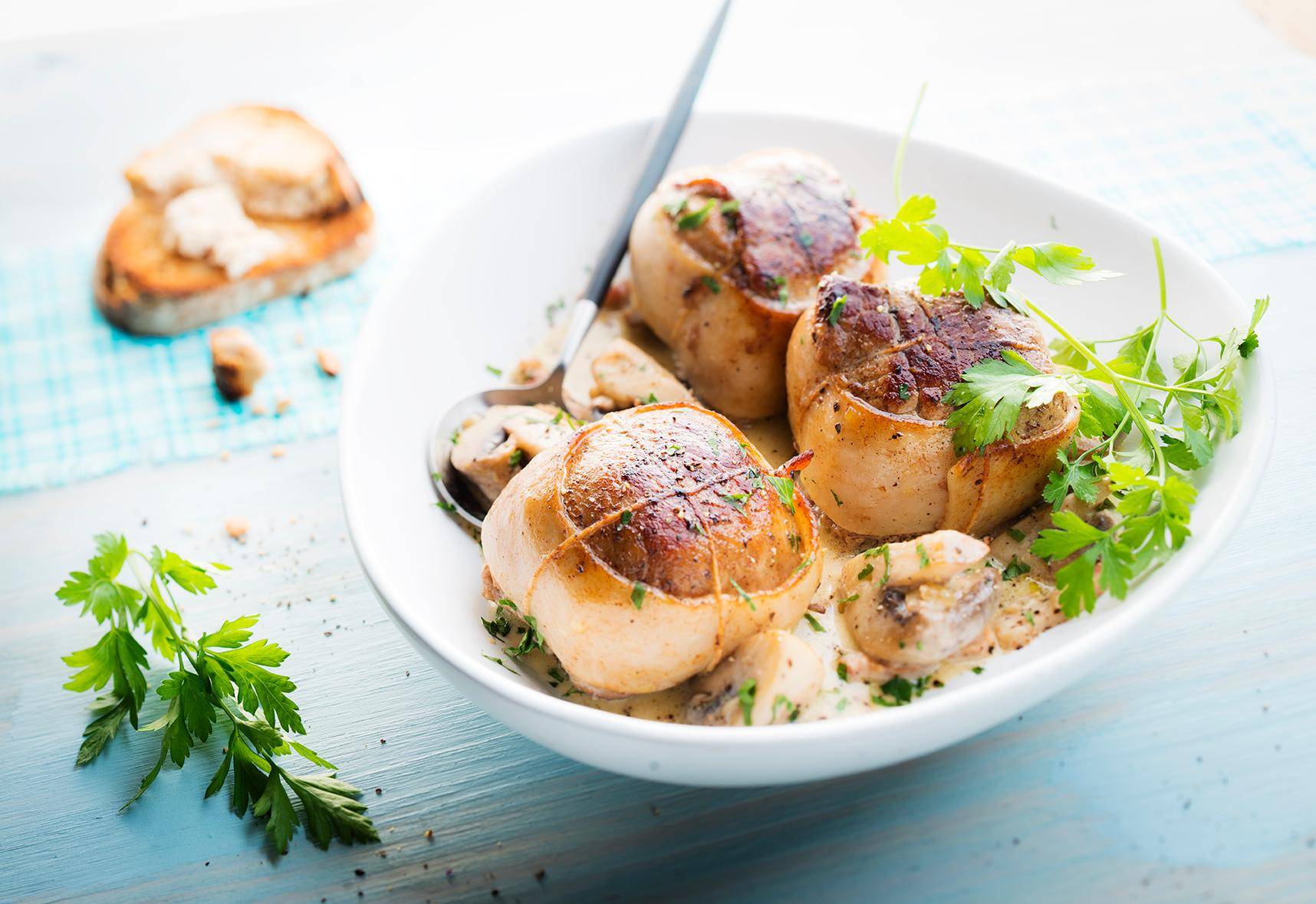 Escalopes com natas - Receita Cookeo | Moulinex