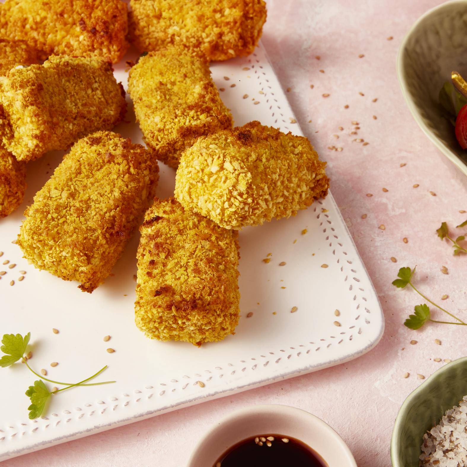 Nuggets de tofu - Receita Easy Fry Mega | Moulinex