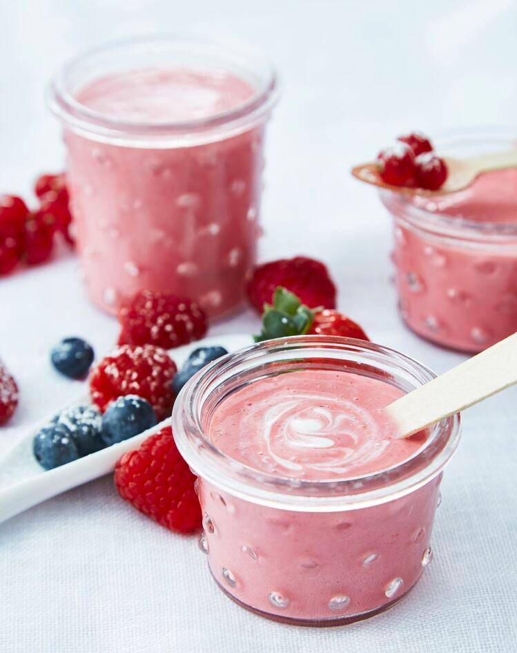 Iogurte gelado de frutos vermelhos - Receita Perfectmix + | Moulinex