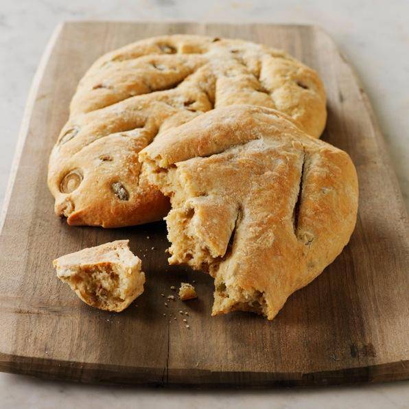 Fougasse com azeitonas - Receita Companion | Moulinex