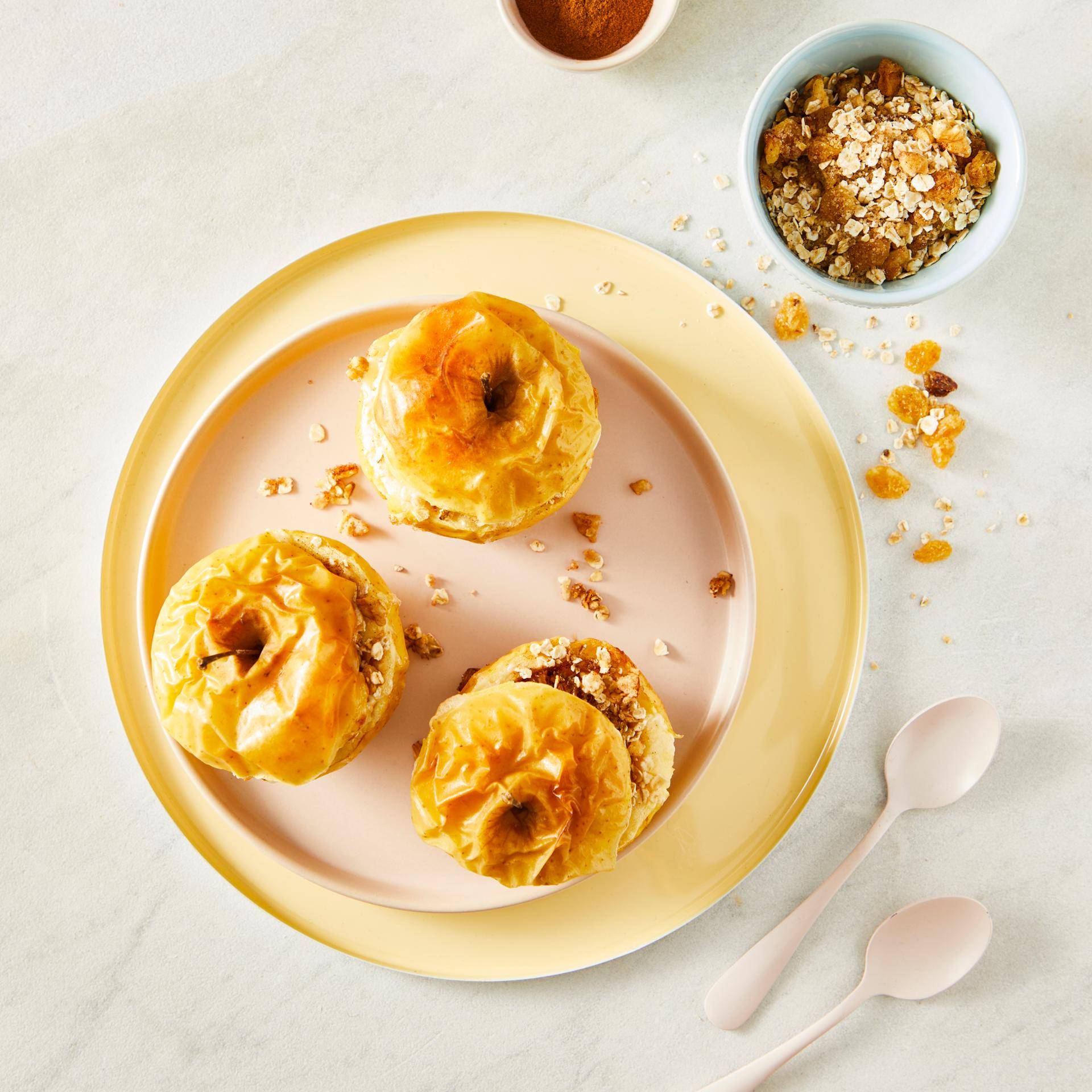 Maçãs assadas - Receita Dual EasyFry&Grill | Moulinex