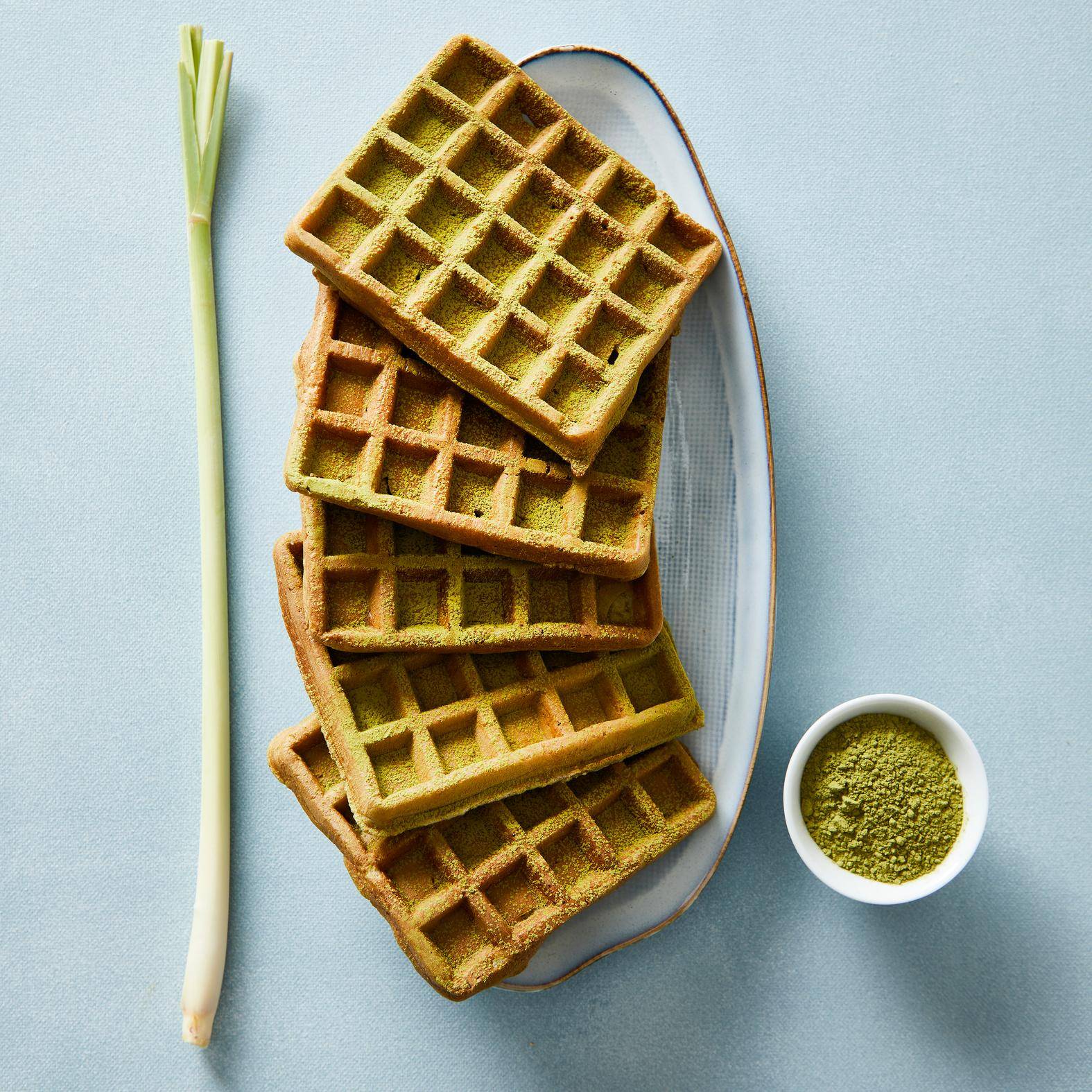 Waffles crocantes com matcha - Receita Perfectmix + | Moulinex