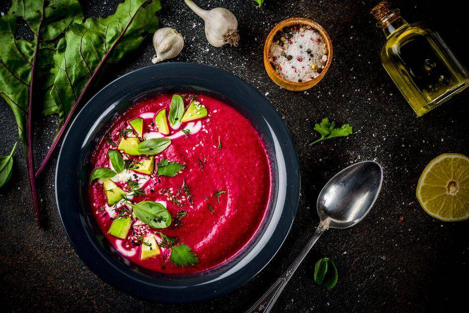 Gaspacho de beterraba e manjericão - Receita Perfectmix + | Moulinex