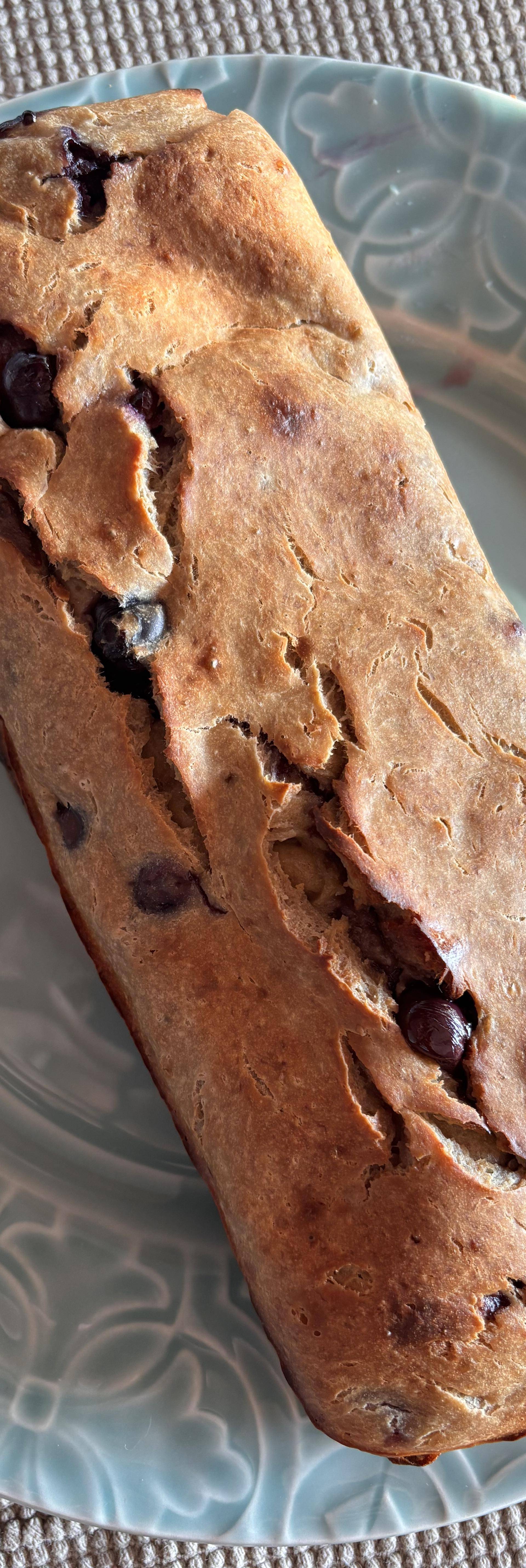Bolo de banana e mirtilos - Receita Companion Connect | Moulinex