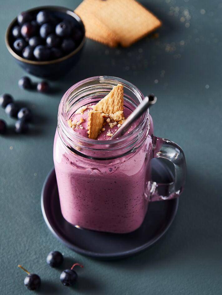 Smoothie de cheesecake de mirtilo - Receita Perfectmix + | Moulinex