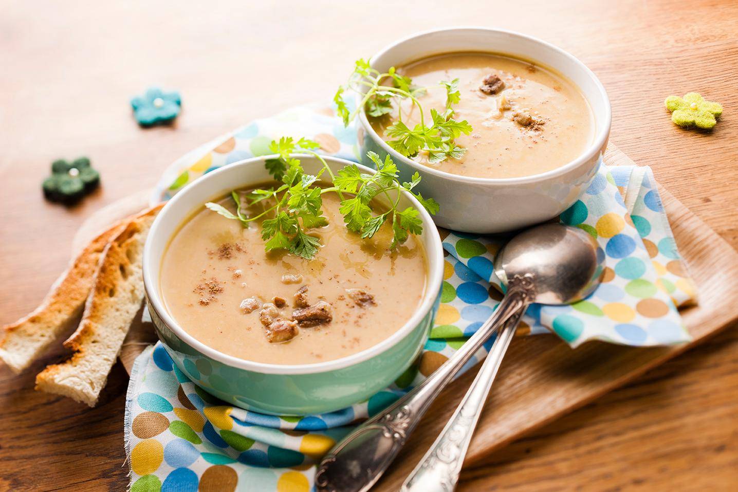 Creme aveludado de abóbora e castanha - Receita Cookeo | Moulinex