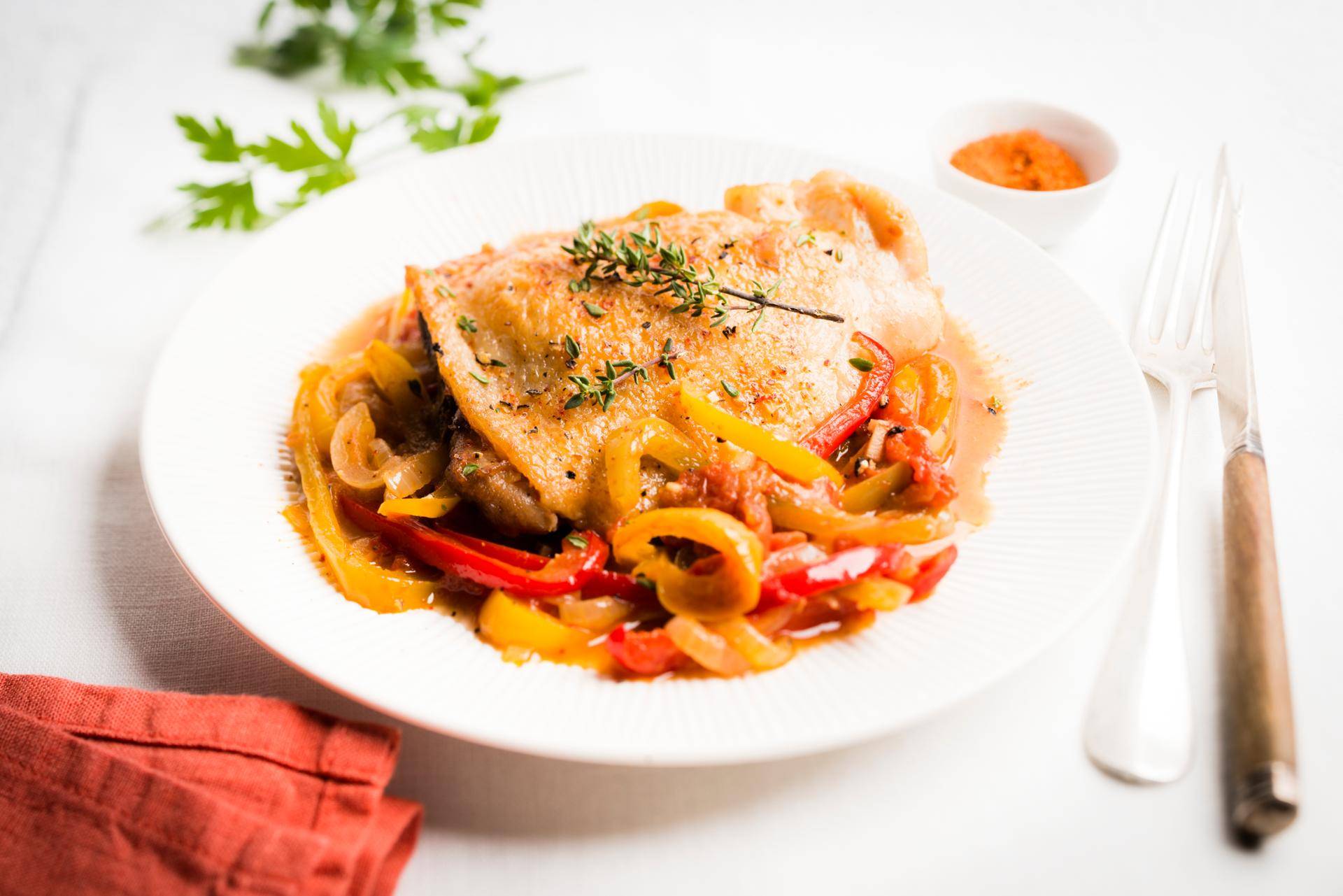 Frango à moda Basca - Receita Cookeo | Moulinex