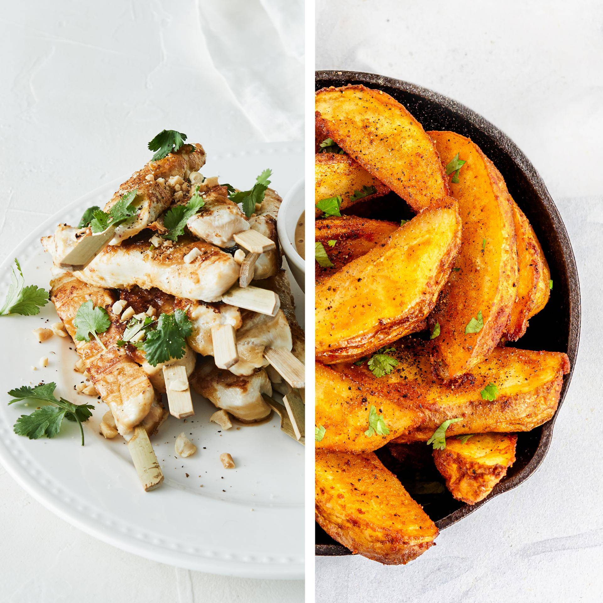 Espetadas de frango e batata-doce - Receita undefined | Moulinex