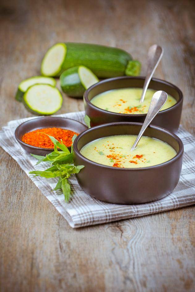 *Courgette soup with cream cheese - Receita Blend up | Moulinex