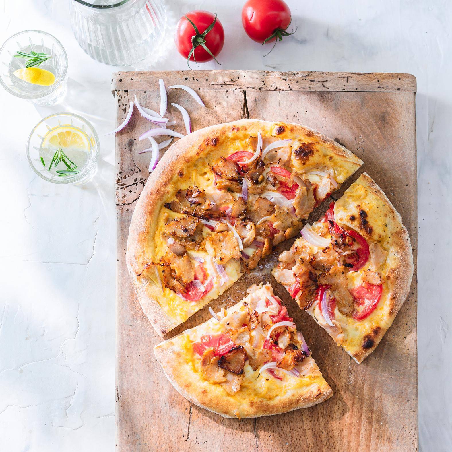 Pizza de Kebab - Receita Easy Fry XL Surface | Moulinex