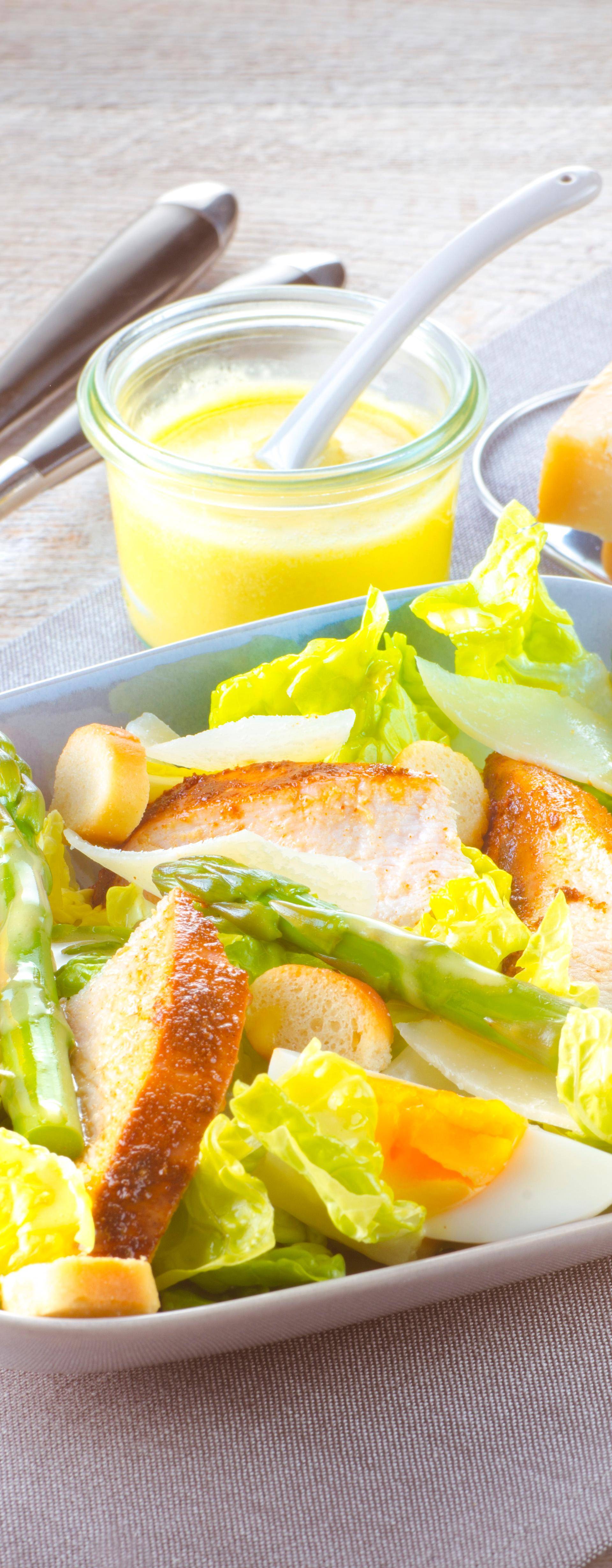 Salada César com bacon grelhado - Receita undefined | Moulinex