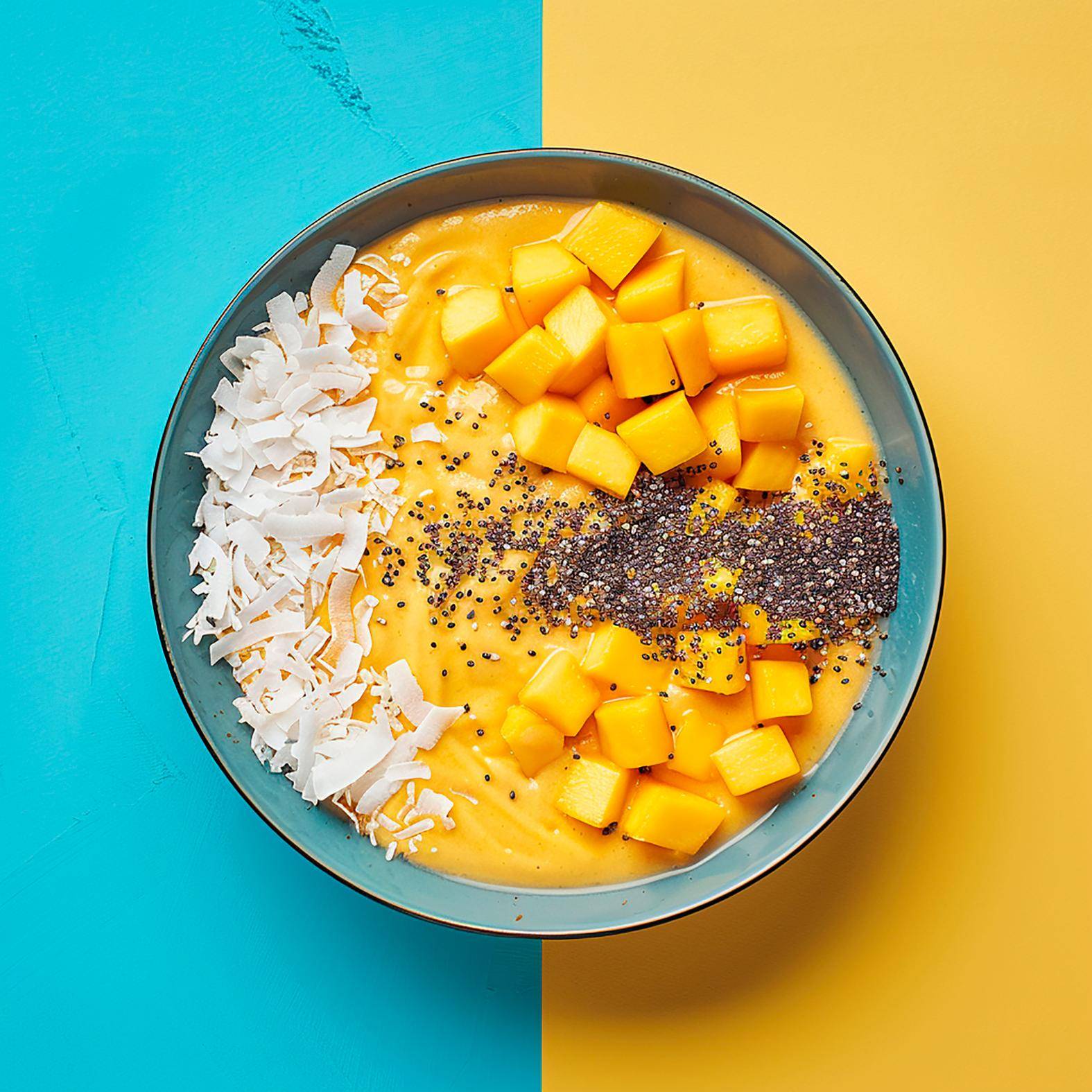 *Mango smoothie bowl - Receita Blend up | Moulinex