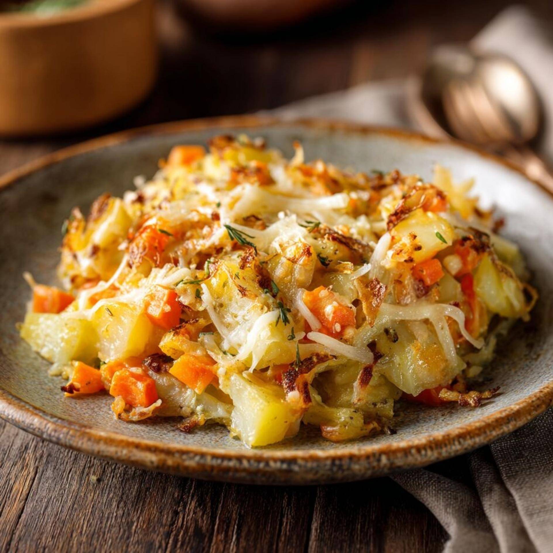 Legumes de inverno gratinados - Receita Companion Connect | Moulinex