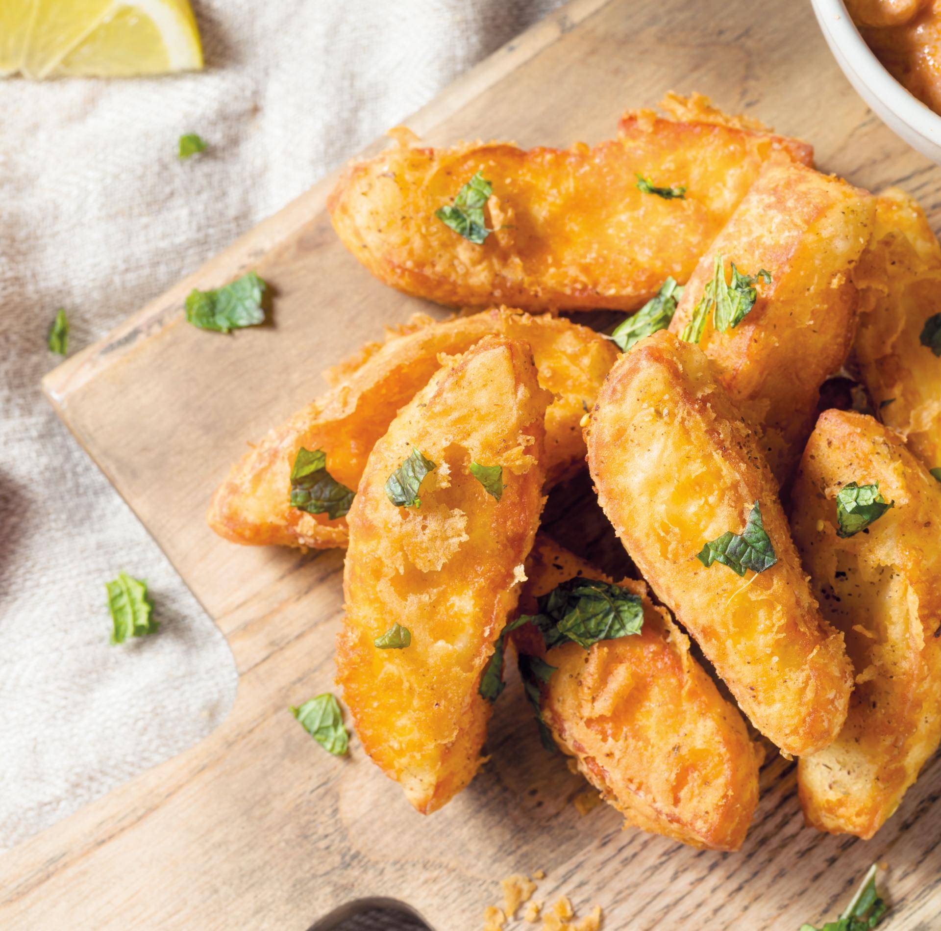 Palitos de halloumi - Receita undefined | Moulinex