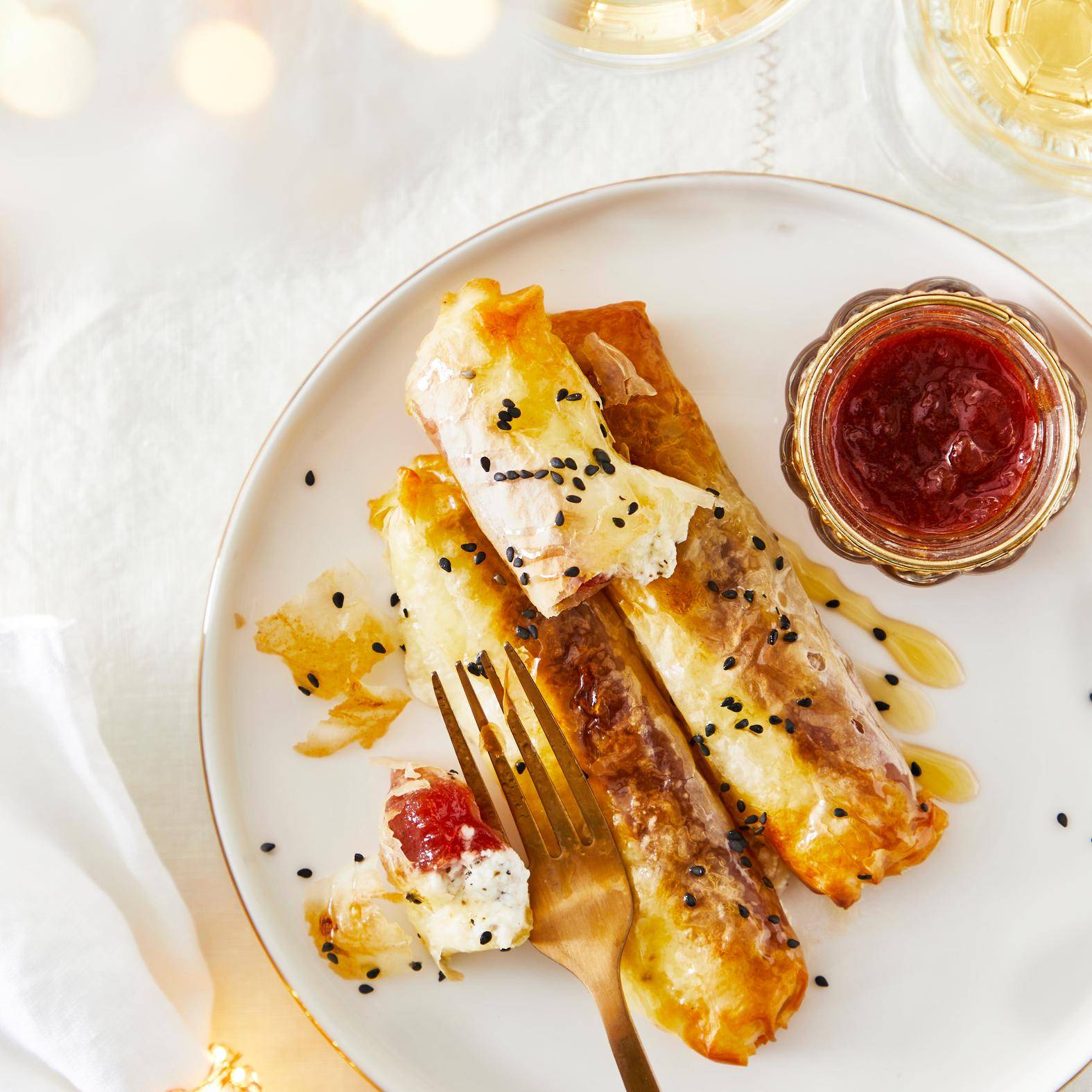 Feta crocante com orégãos e marmelada - Receita undefined | Moulinex