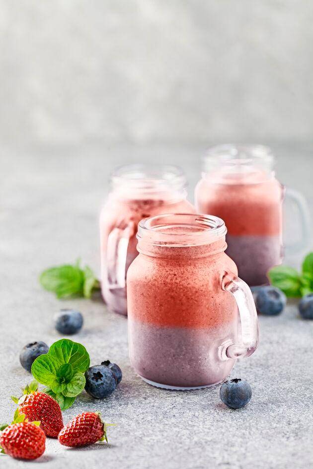Smoothie bicolor - Receita Blend up | Moulinex
