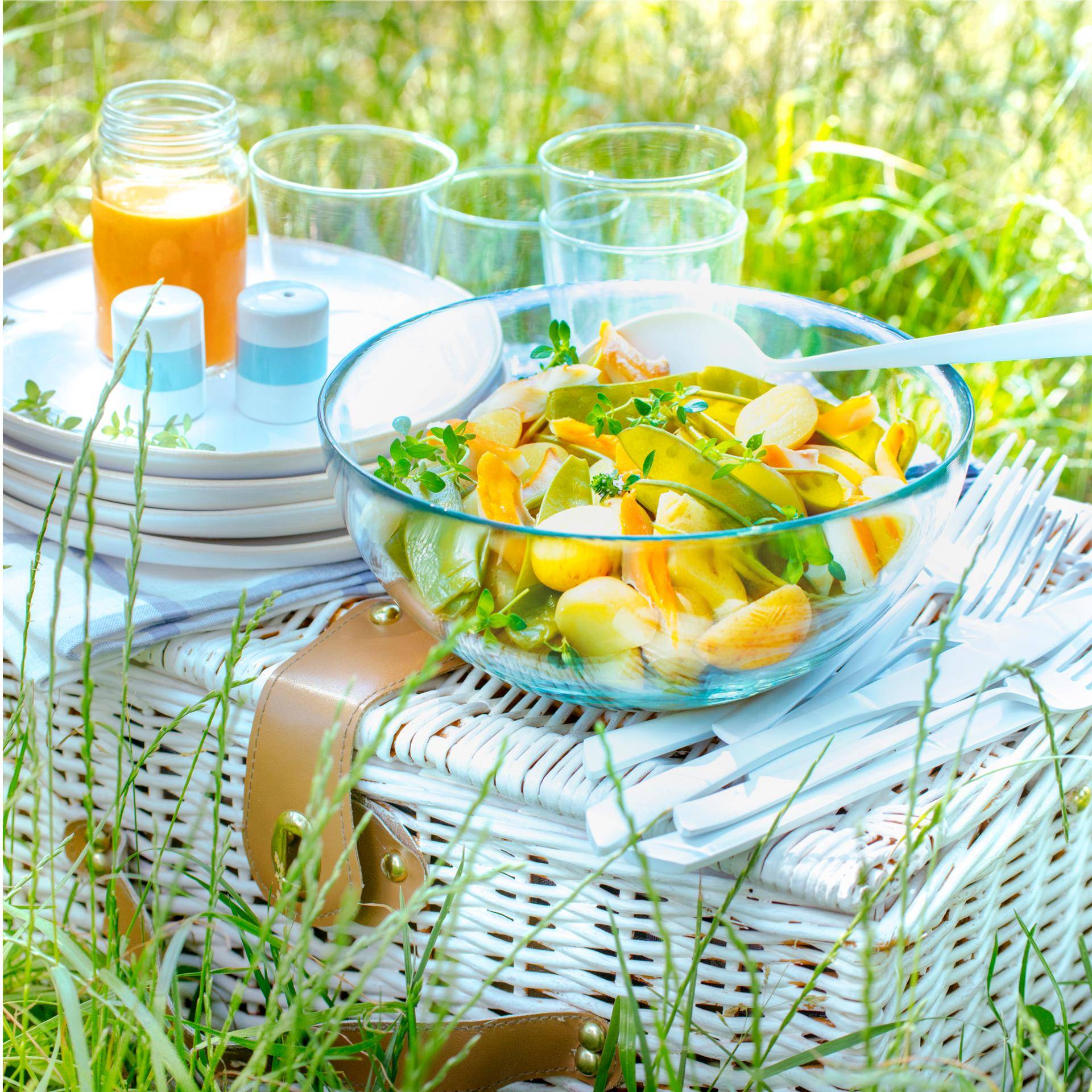 Salada de batatas, pescada e feijão verde - Receita Companion Connect | Moulinex
