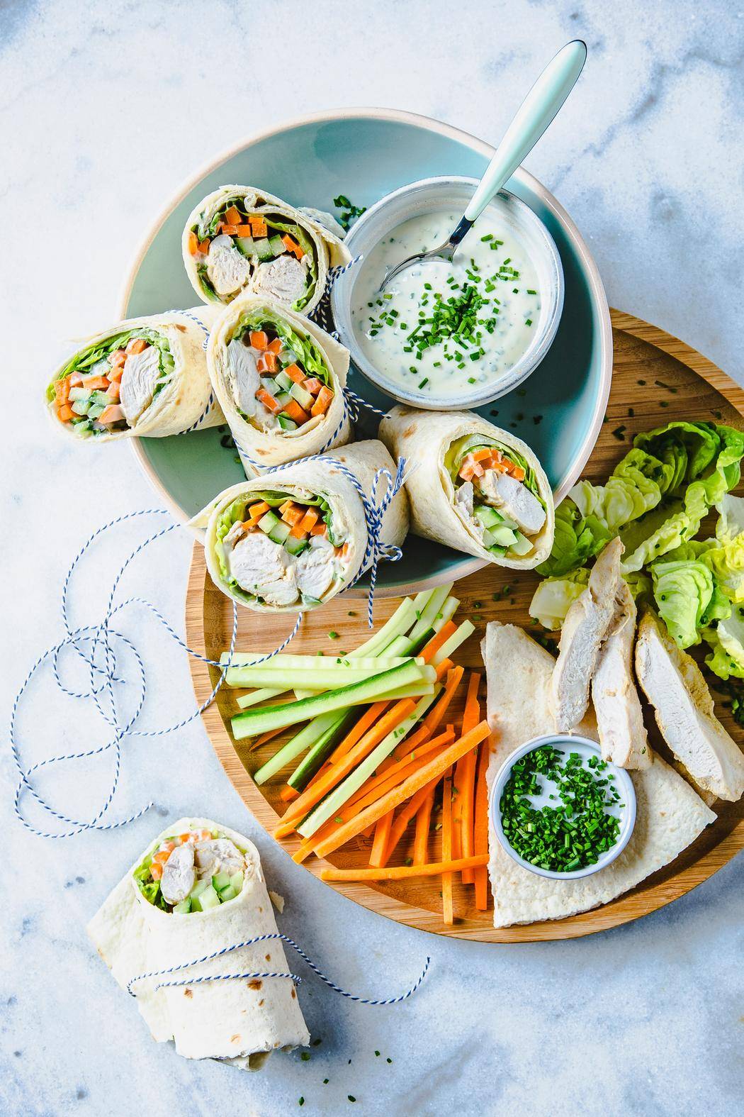 Wrap de frango - Receita undefined | Moulinex