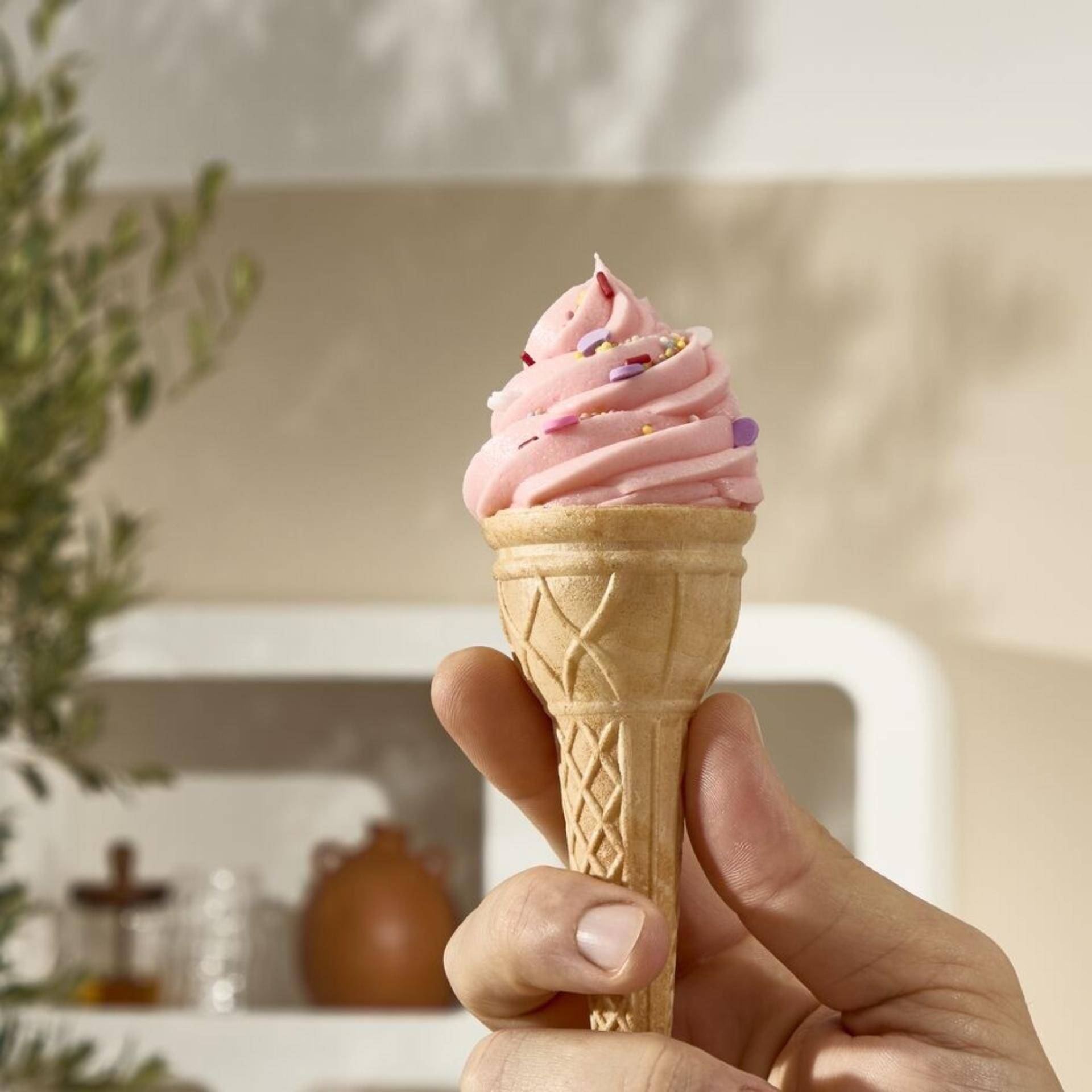 Gelado soft de morango - Receita Freezi | Moulinex