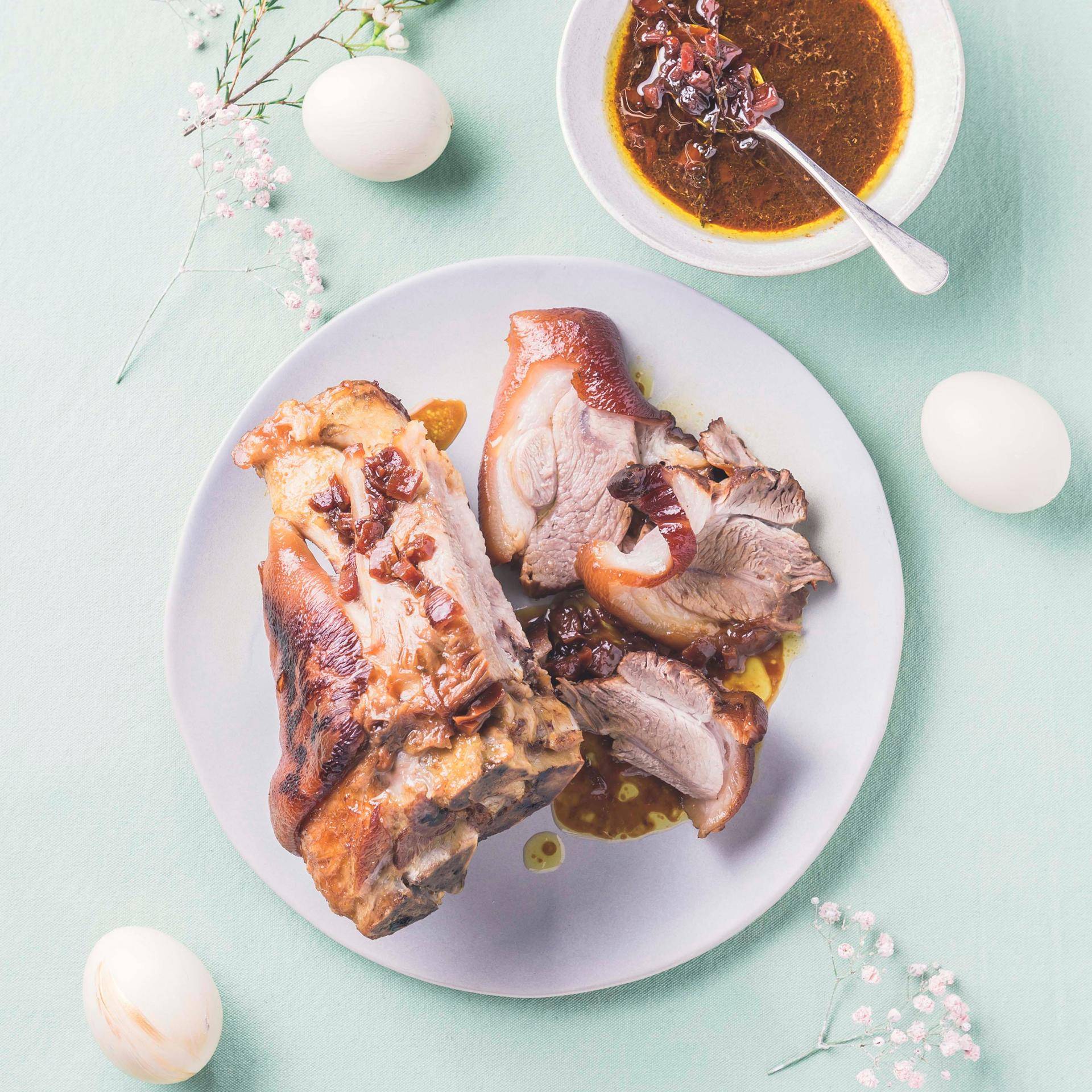 Pernil caramelizado com mel - Receita undefined | Moulinex