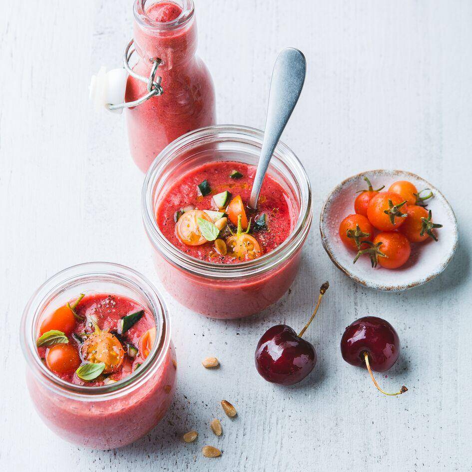 Gaspacho de tomate e cereja - Receita Perfectmix + | Moulinex