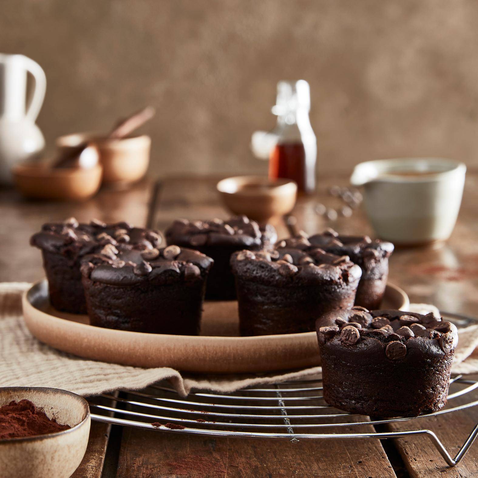 *Peanut butter and chocolate muffins - Receita Blend up | Moulinex