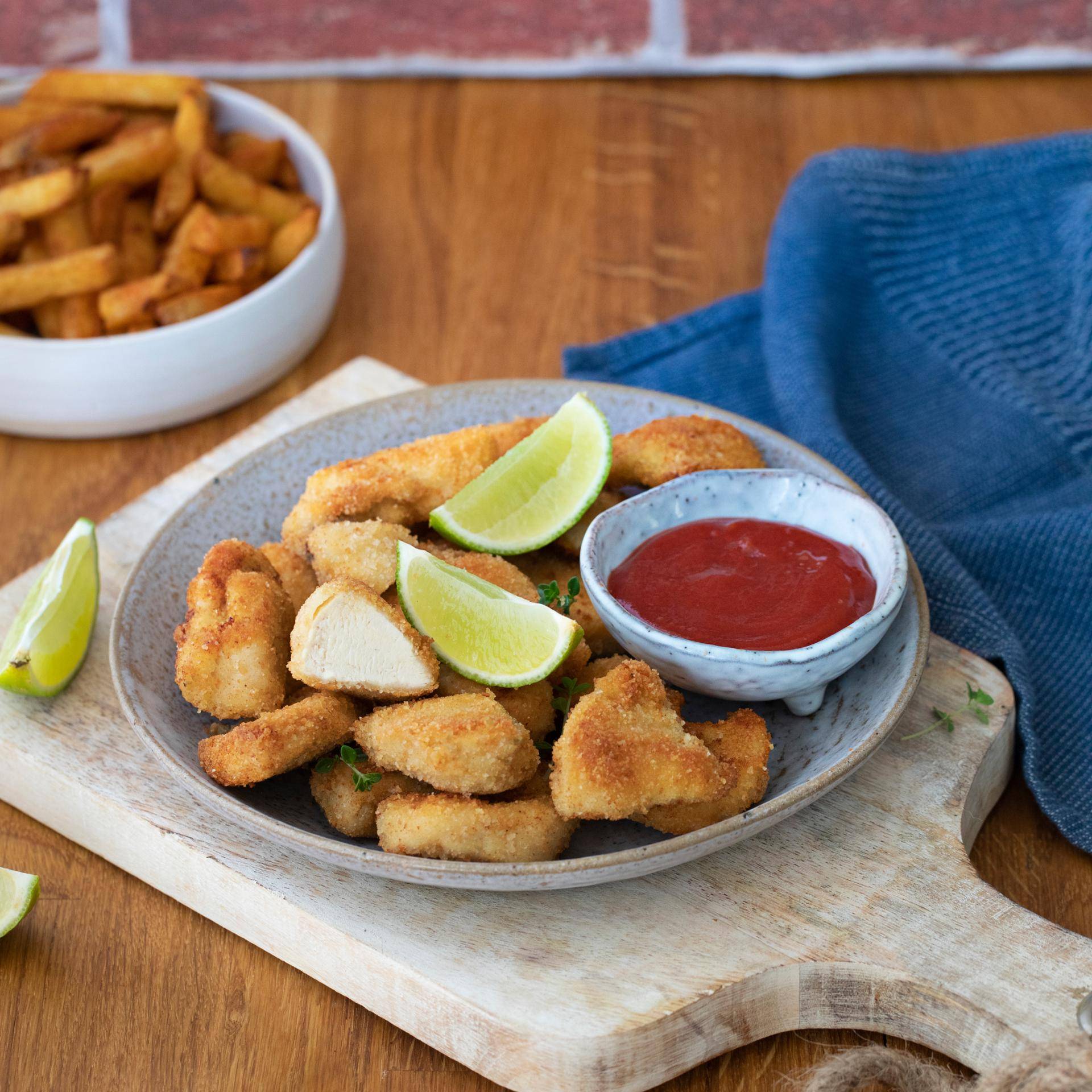 Batatas fritas e nuggets - Receita EASY FRY & GRILL 2 in 1 XXL | Moulinex