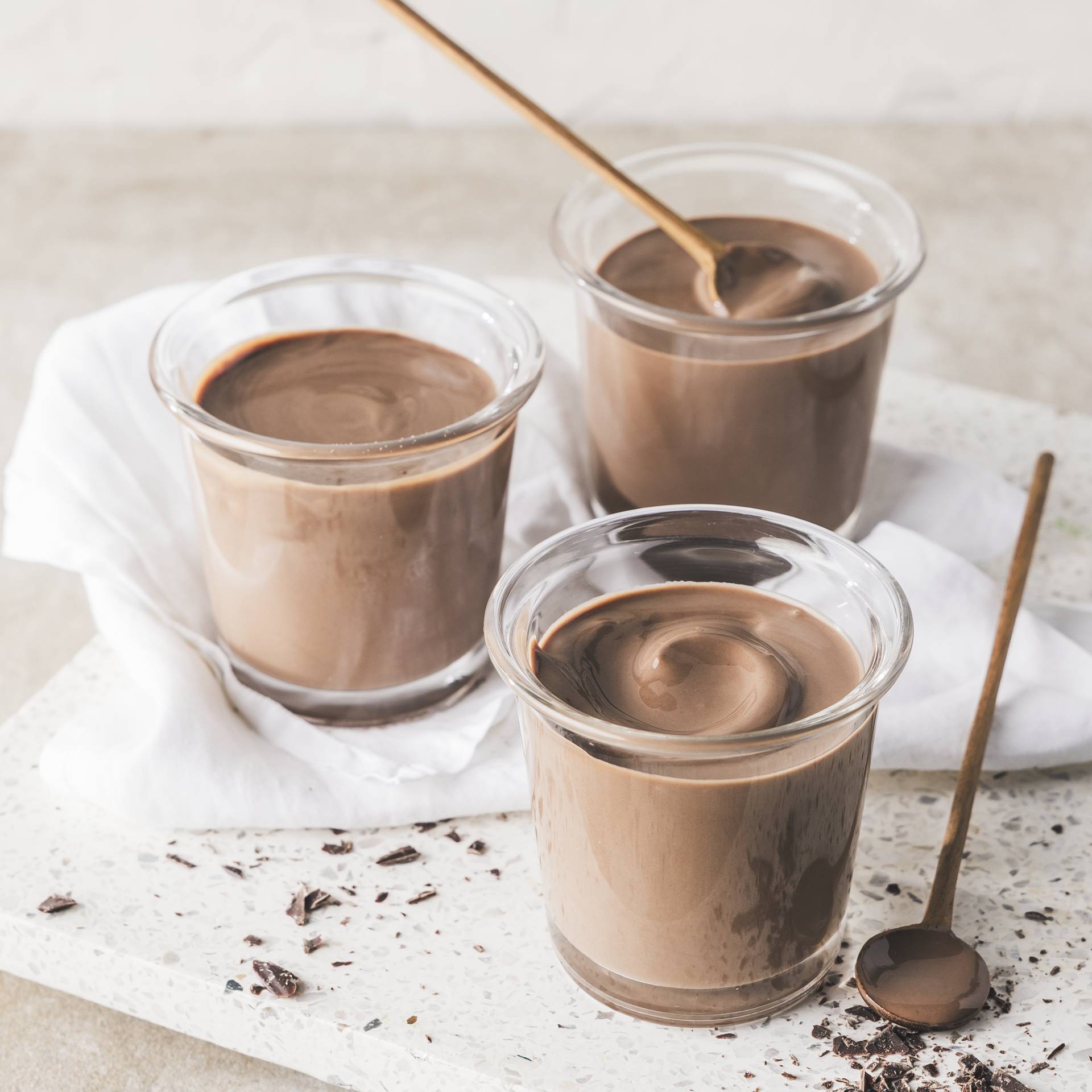 Iogurte aveludado de chocolate - Receita Easy fry Silence XL / Essential XL | Moulinex