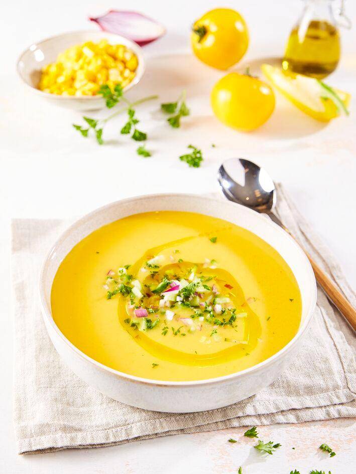 Sopa de legumes fria de verão - Receita Perfectmix + | Moulinex